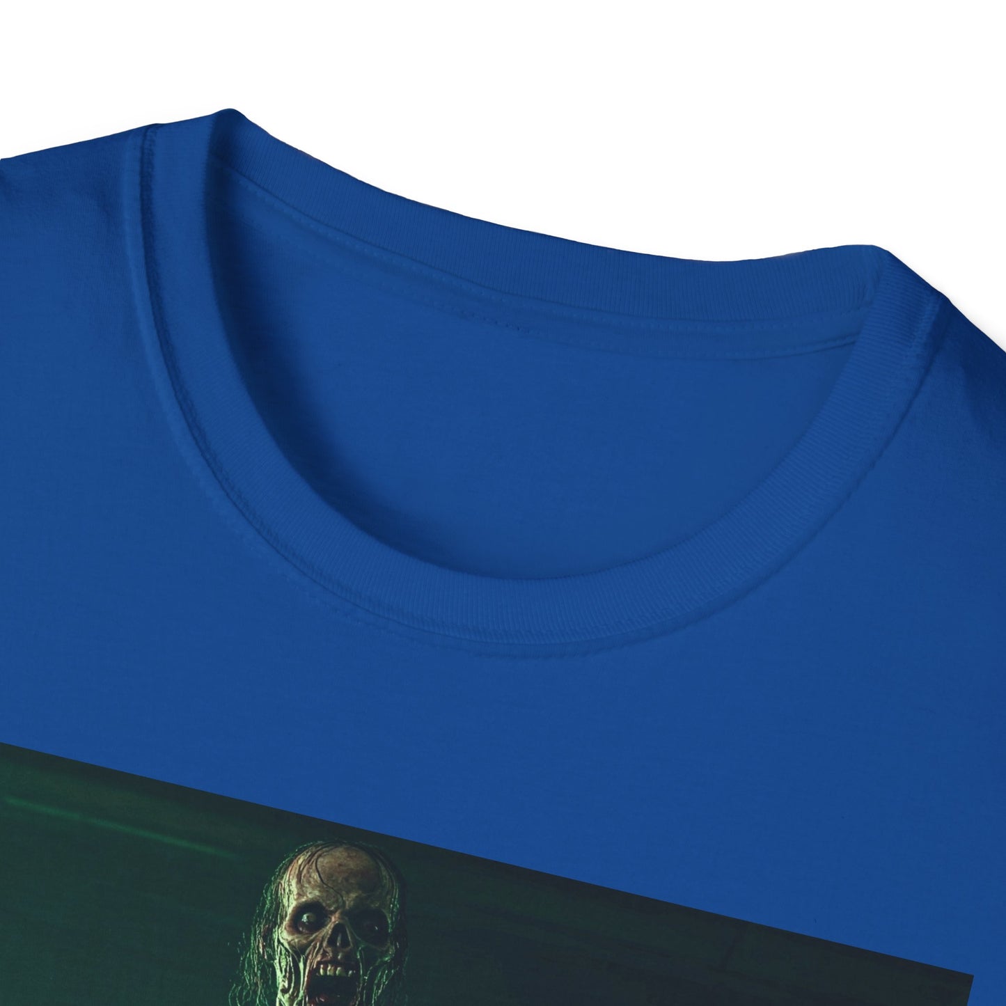 Apocalyptic Portrait Tee, bold, decaying zombie graphic