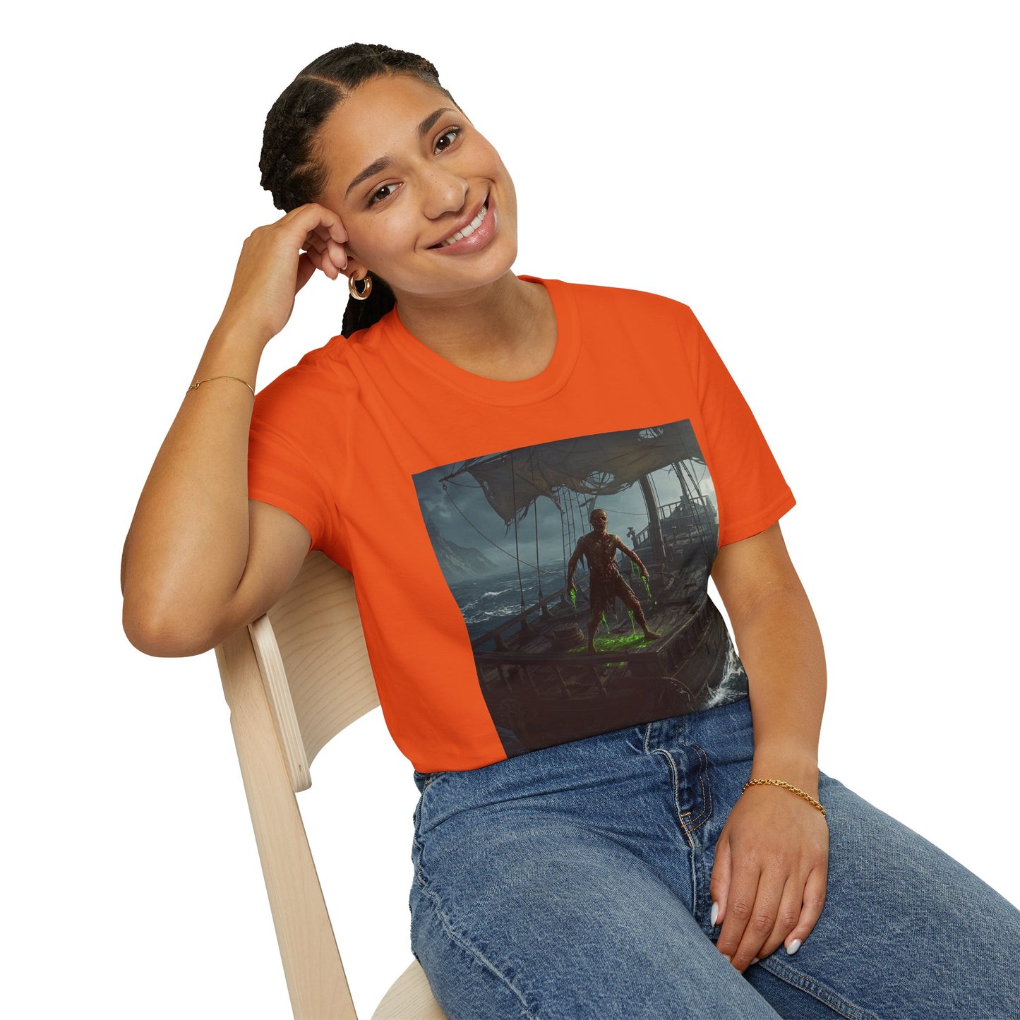 Adventurous Pirate Graphic Unisex T-Shirt - Perfect for Sea Lovers!