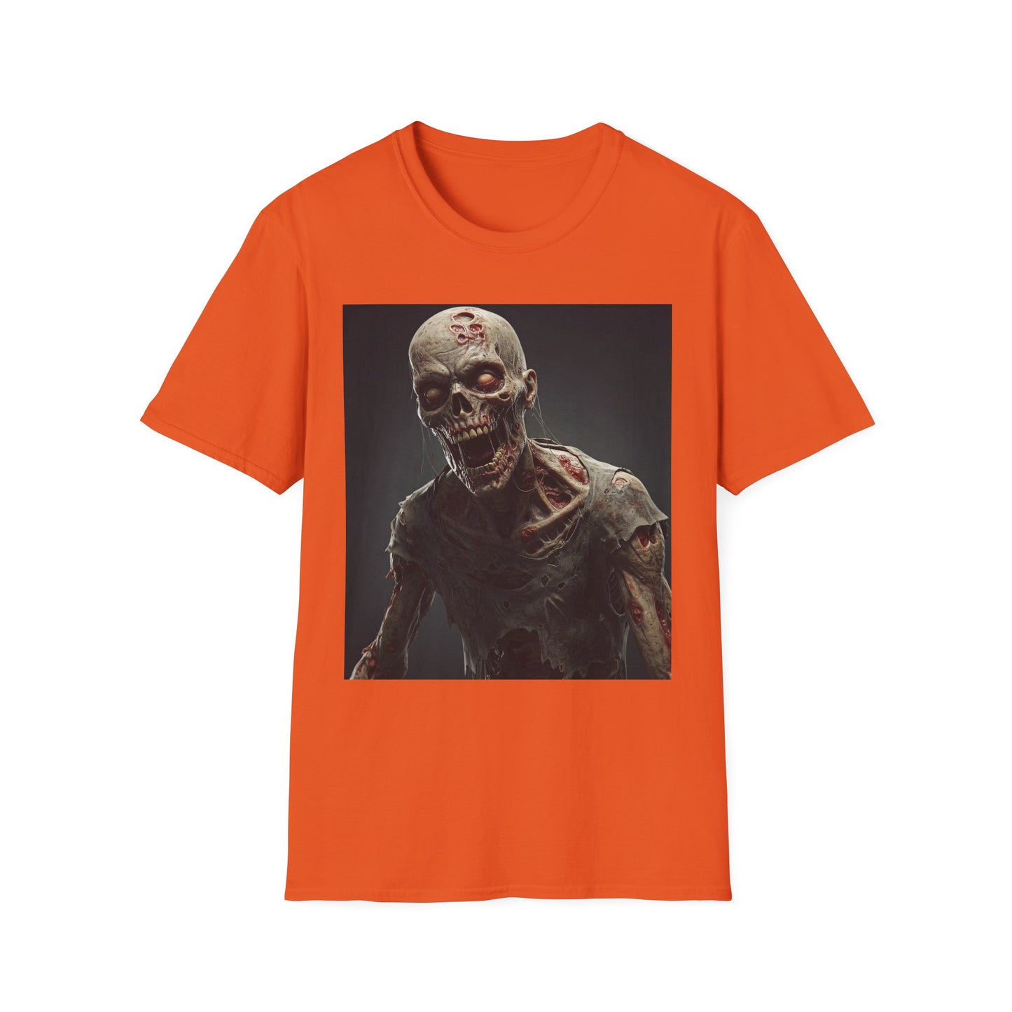 Zombie Graphic Unisex Softstyle T-Shirt | Perfect for Halloween and Horror Fans
