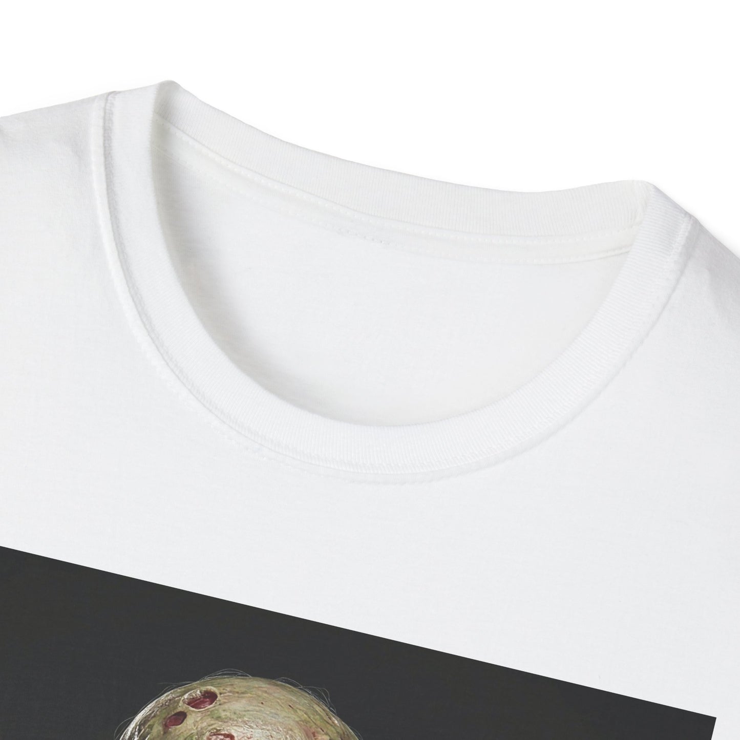 Apocalyptic Portrait Tee, bold, decaying zombie graphic