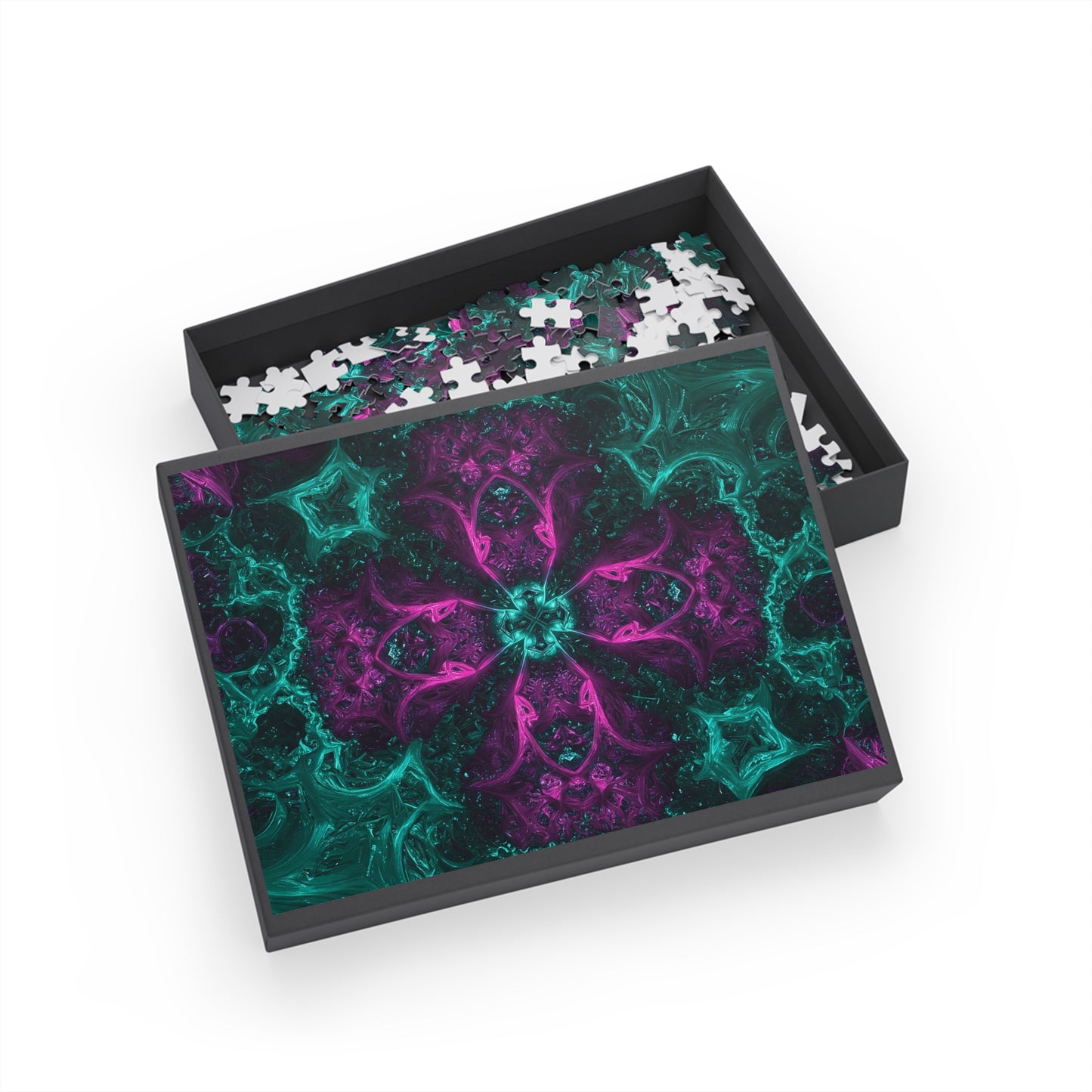 Vibrant Mandala Puzzle - 96, 252, 500, 1000-Piece Options for Mindful Fun and Relaxation