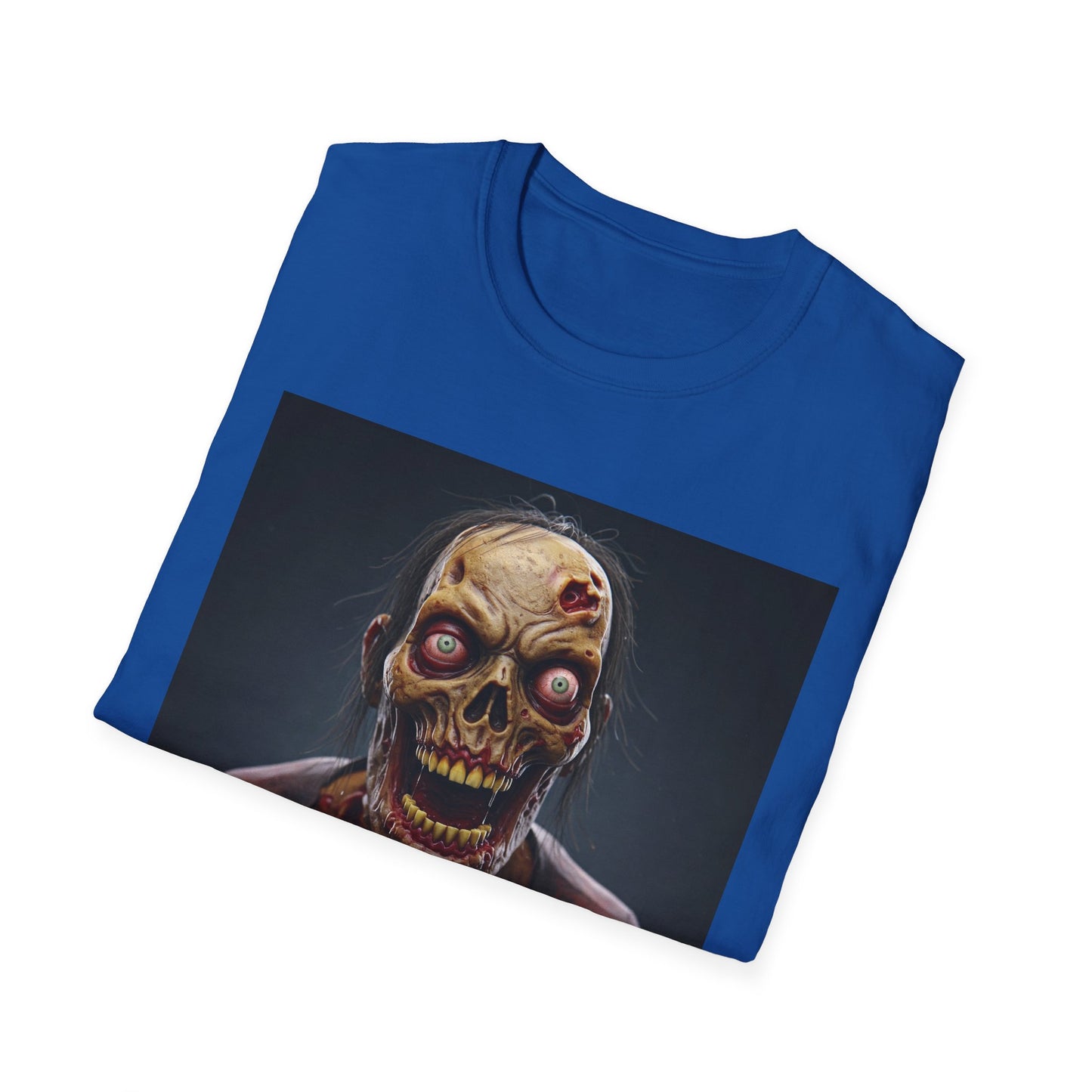 Apocalyptic Portrait Tee, bold, decaying zombie graphic