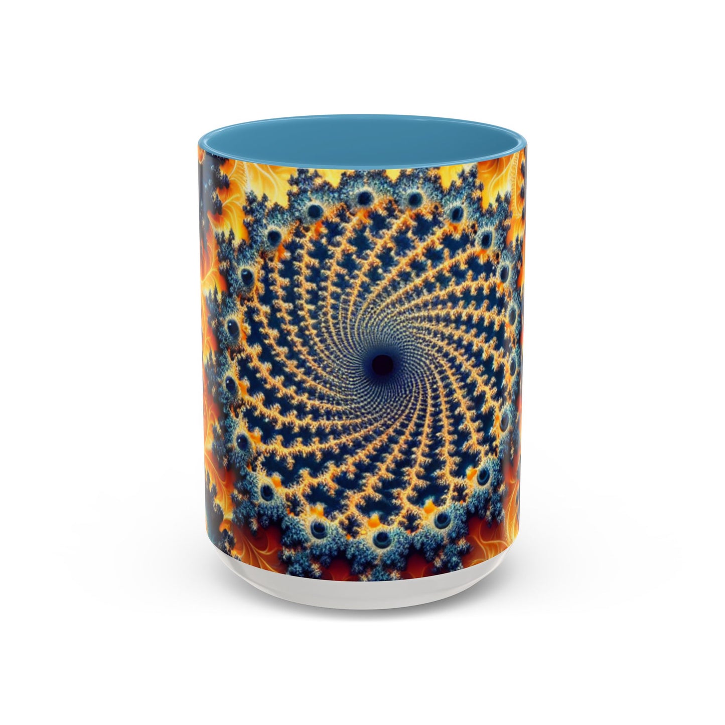 Vibrant Abstract Accent Coffee Mug - Unique 11 & 15oz Design for Art Lovers