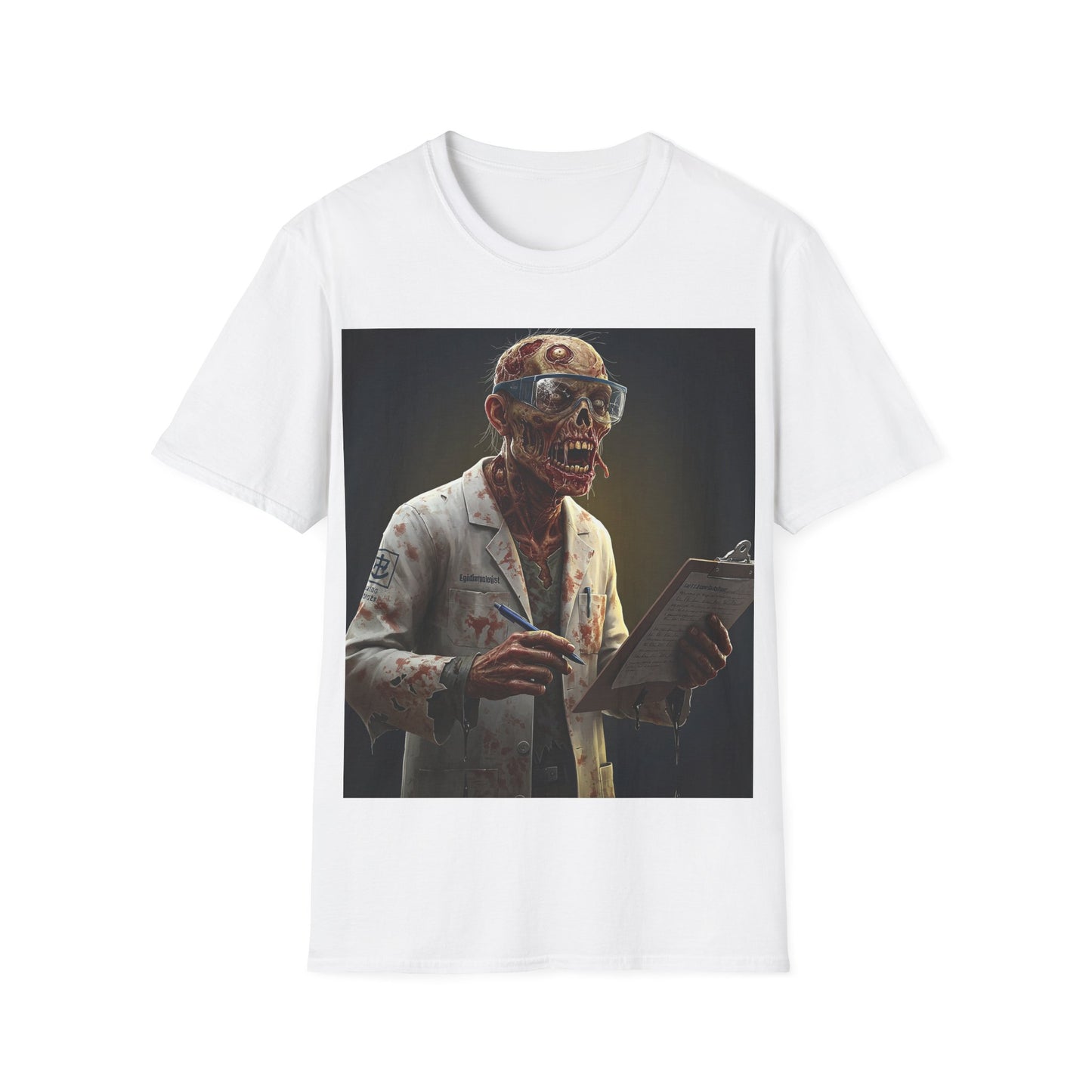 UK - Zombie Doctor Graphic T-Shirt for Horror Fans