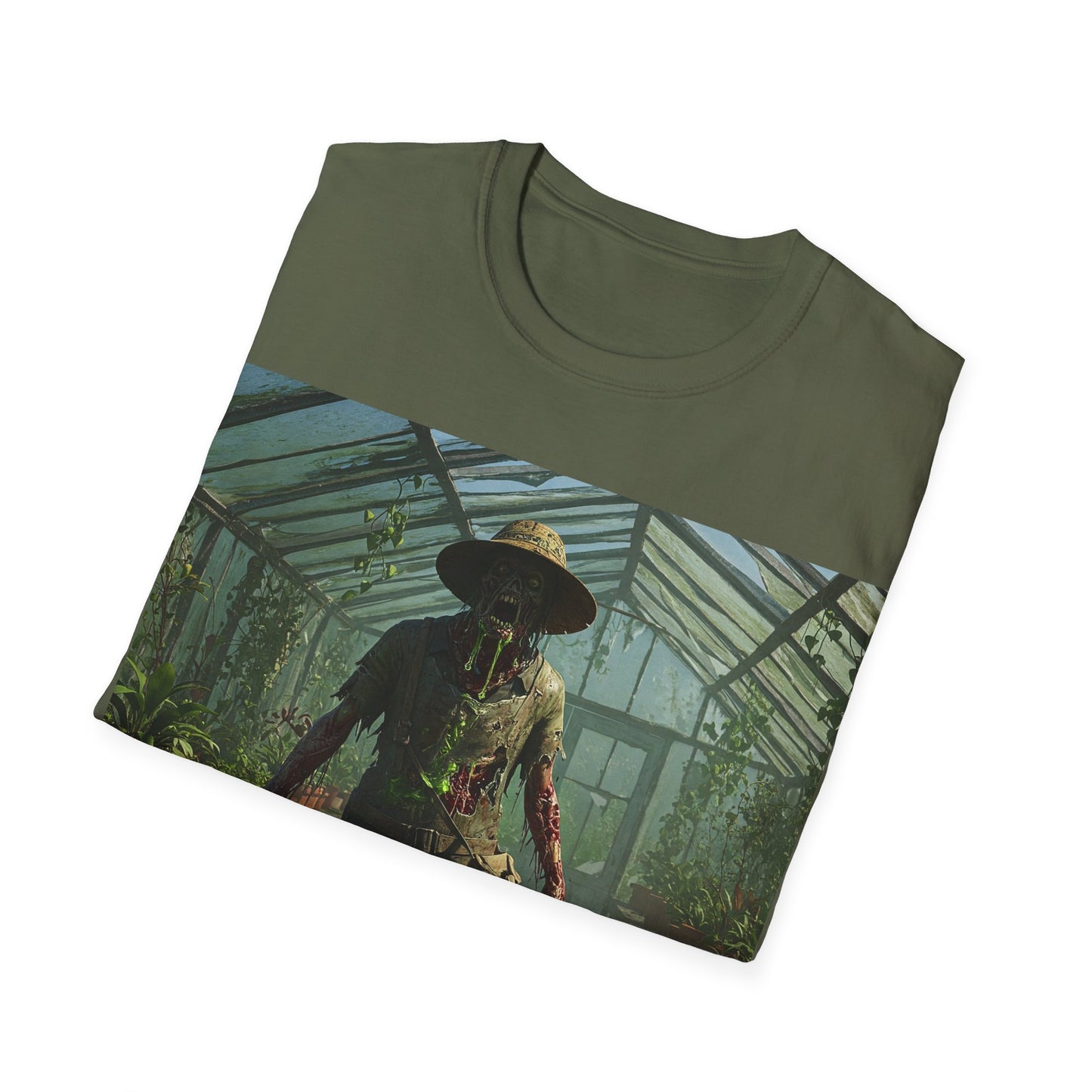 UK - Unisex Softstyle T-Shirt - Gothic Scarecrow Graphic Tee