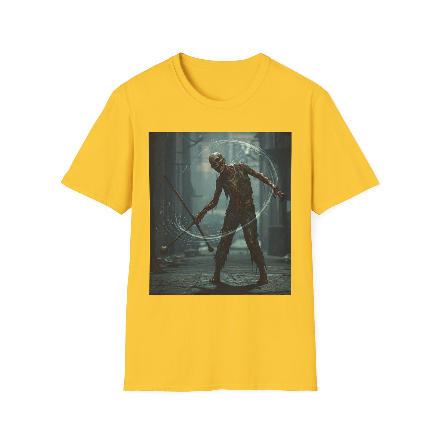 Unisex Softstyle Horror Graphic T-Shirt - Spooky Monster Design