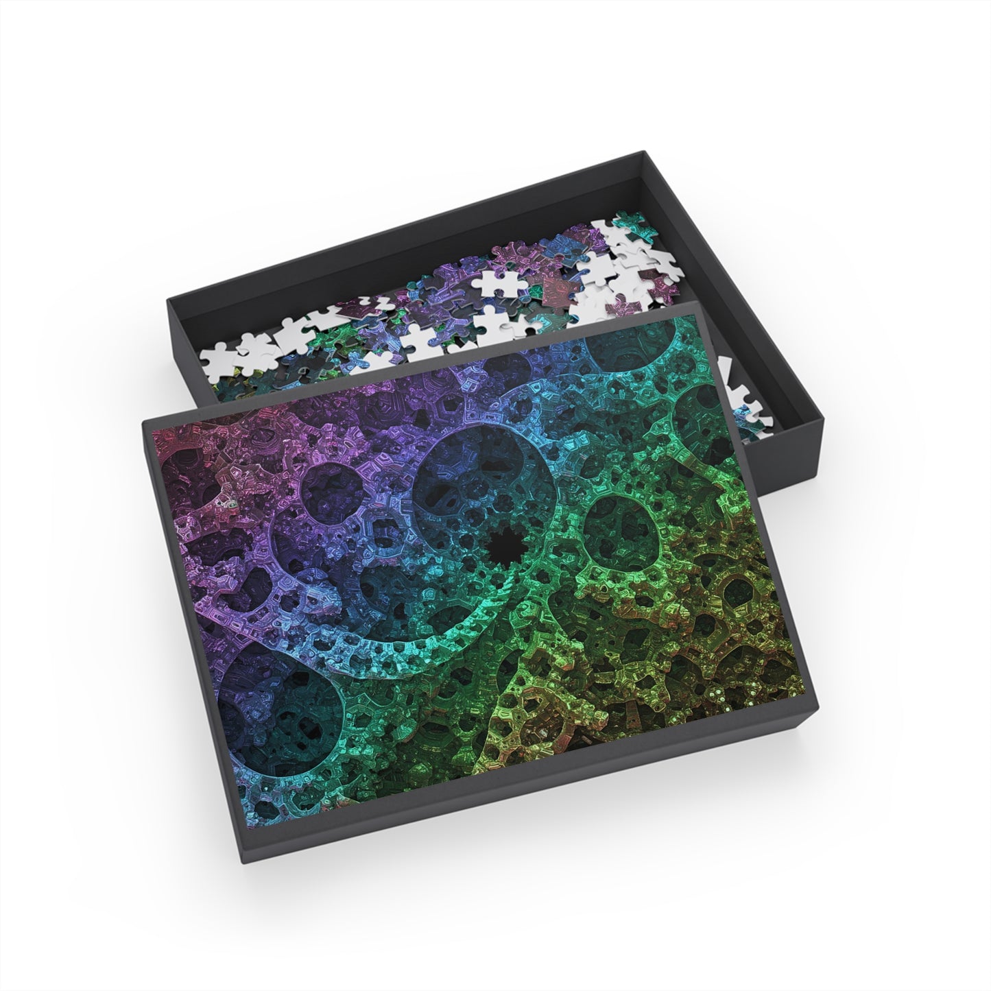 007 - Fractal Puzzle (96, 252, 500, 1000-Piece) - Fun Family Activity and Gift
