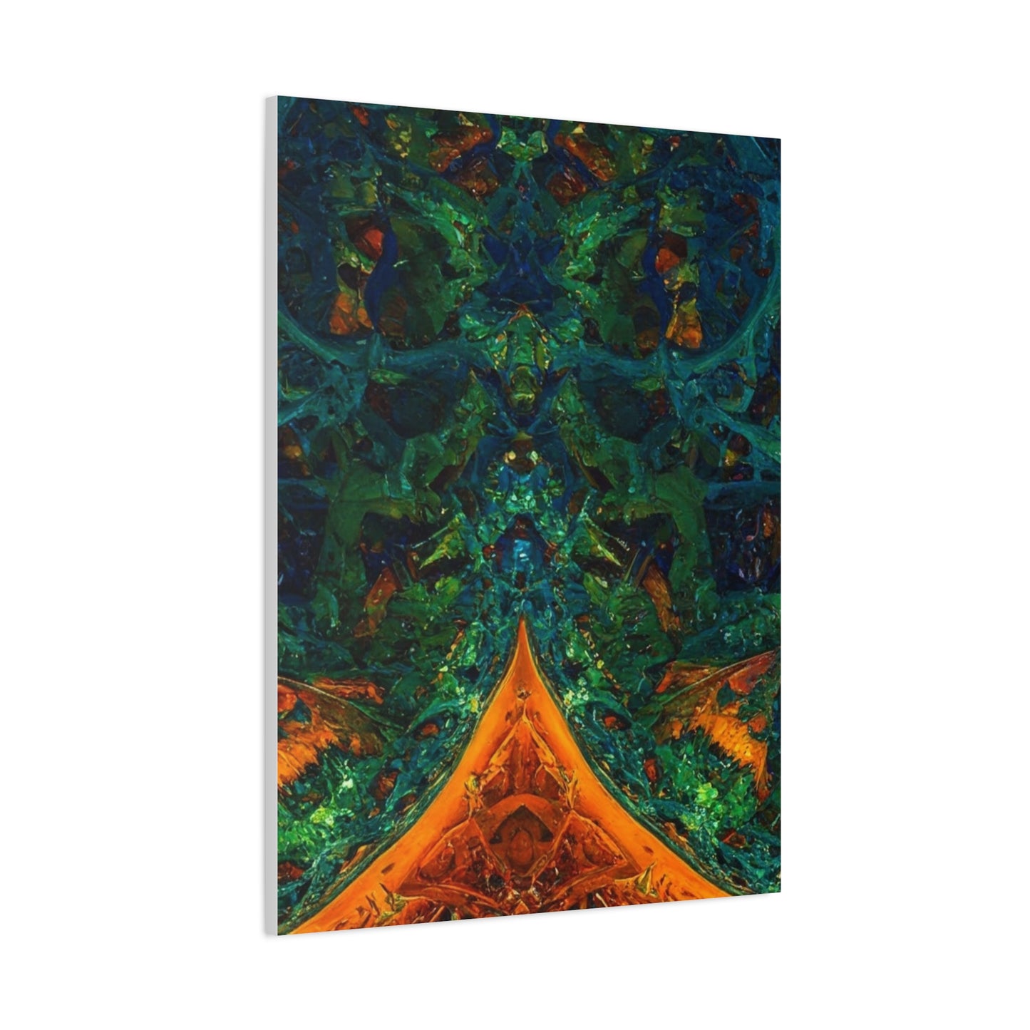 Vibrant Abstract Fractal Art Canvas Print