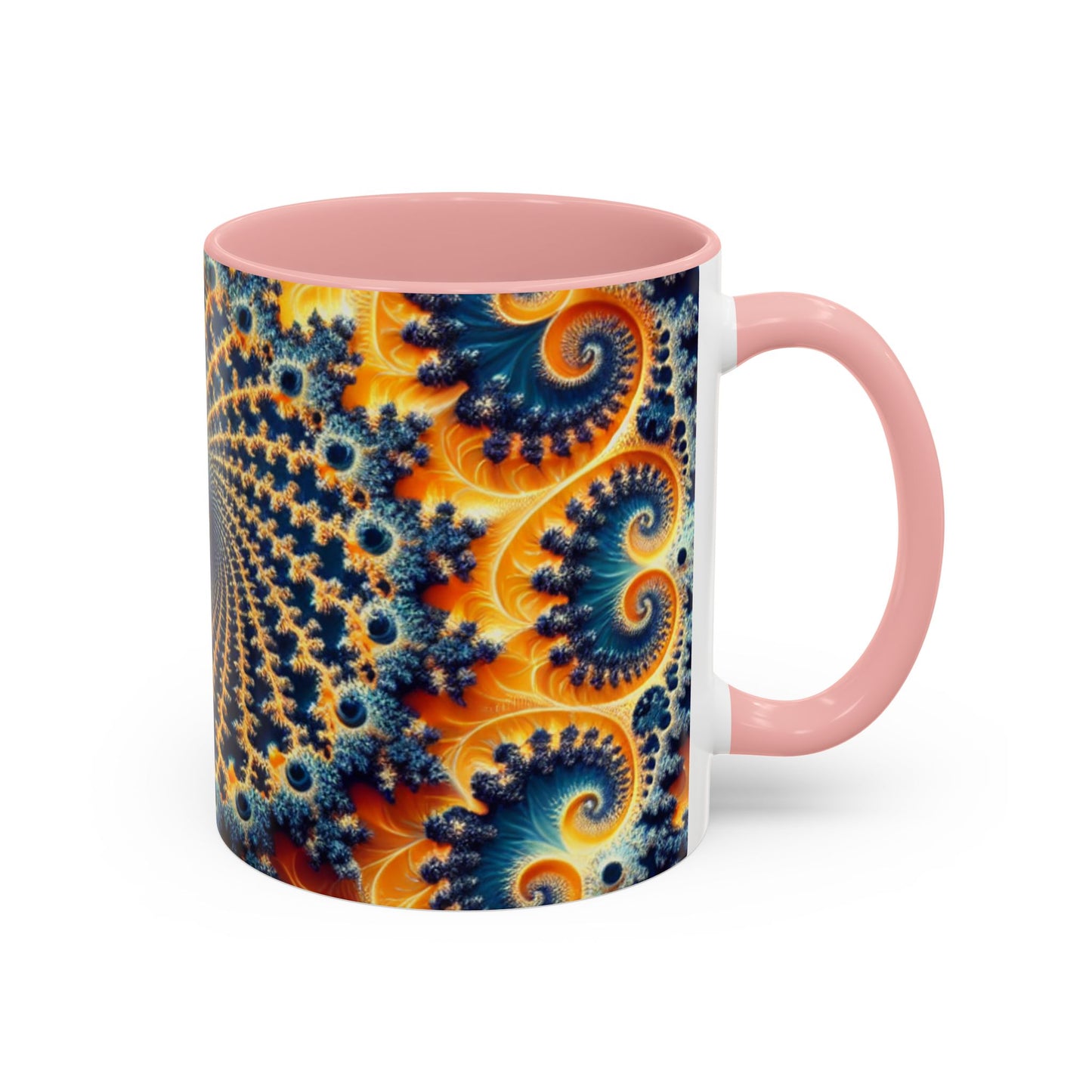 Vibrant Abstract Accent Coffee Mug - Unique 11 & 15oz Design for Art Lovers