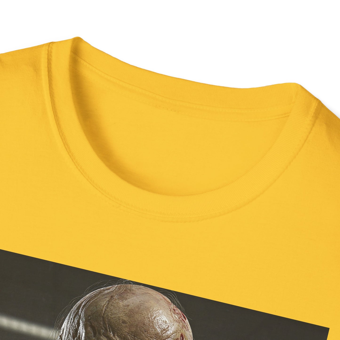 Creepy Zombie Businessman Unisex Softstyle T-Shirt