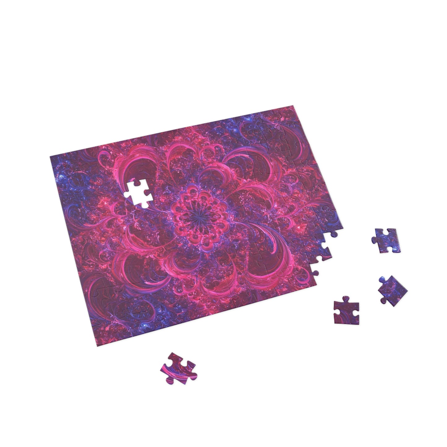 Vibrant Floral Puzzle (500-Piece) - Perfect for Family Game Night & Gifts