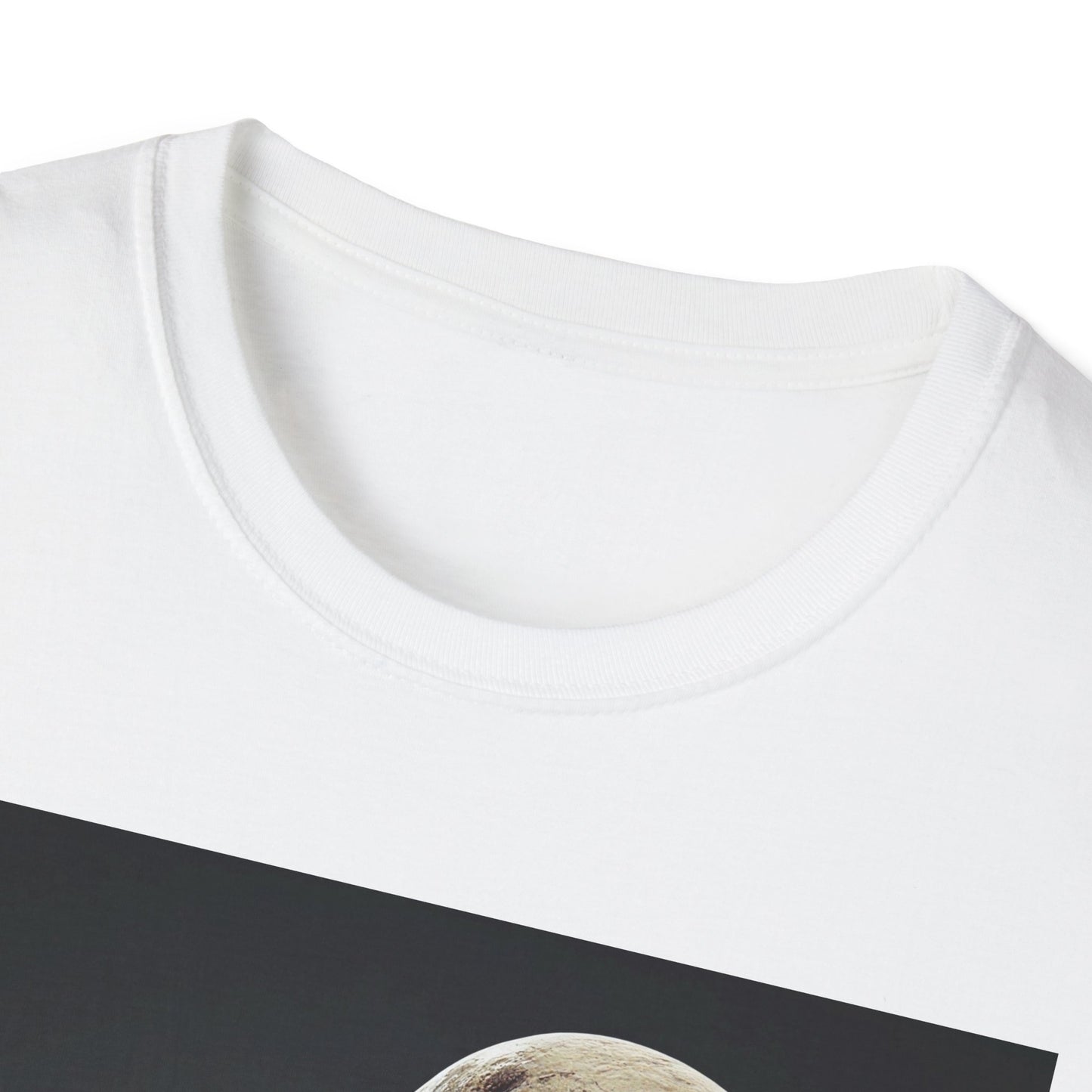 Creepy Skeleton Graphic Unisex Softstyle T-Shirt - Perfect for Halloween & Horror Fans