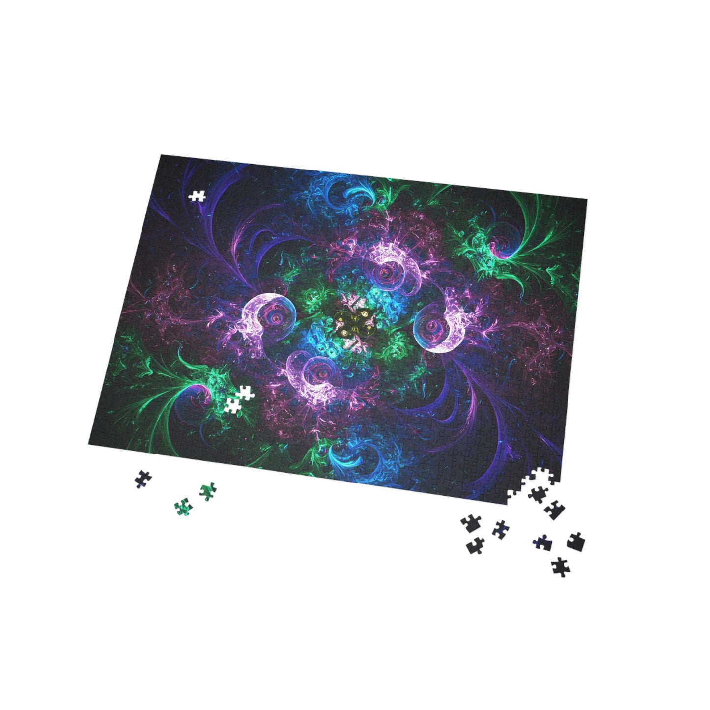 Vibrant Cosmic Puzzle - 96, 252, 500, 1000-Piece Options