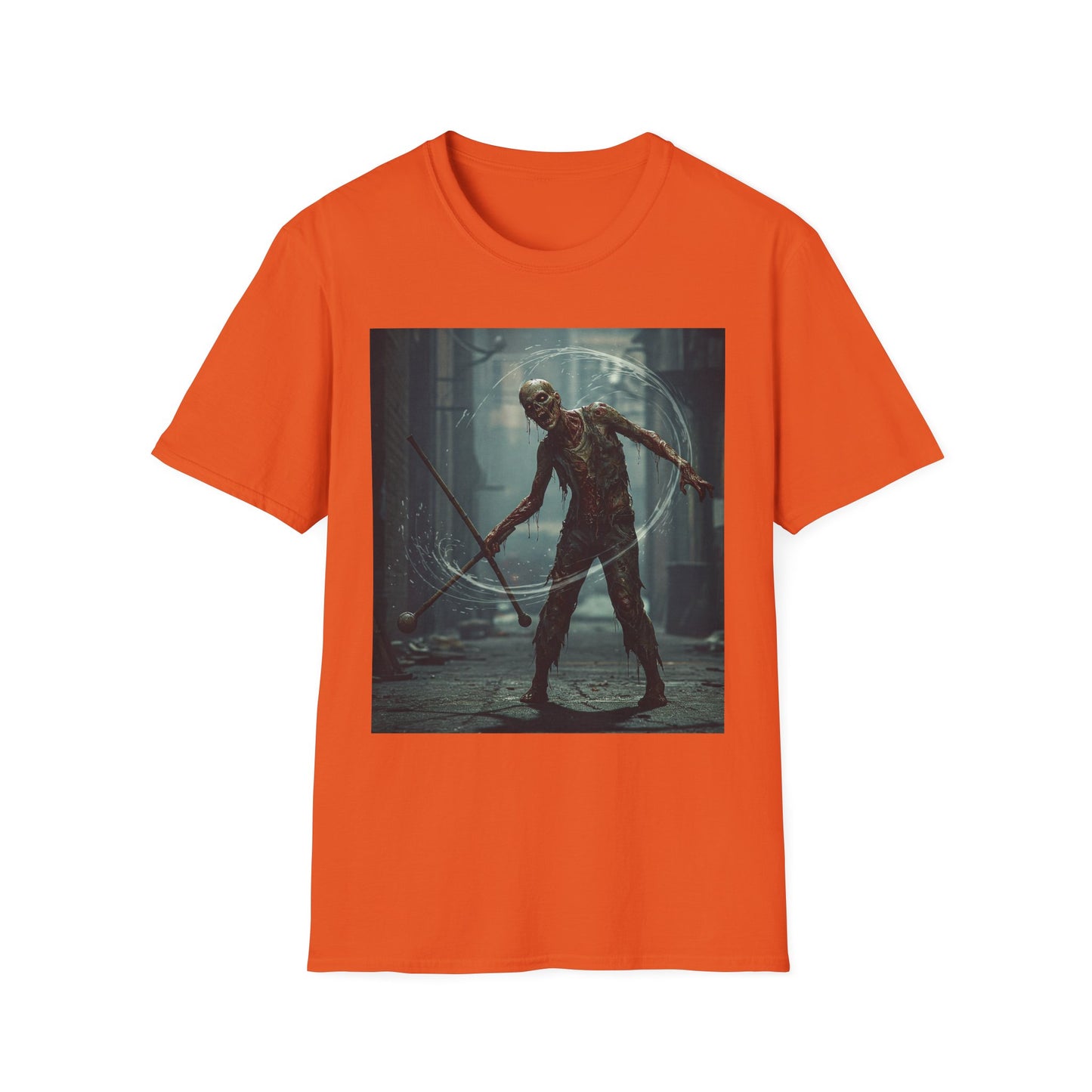 Unisex Softstyle Horror Graphic T-Shirt - Spooky Monster Design
