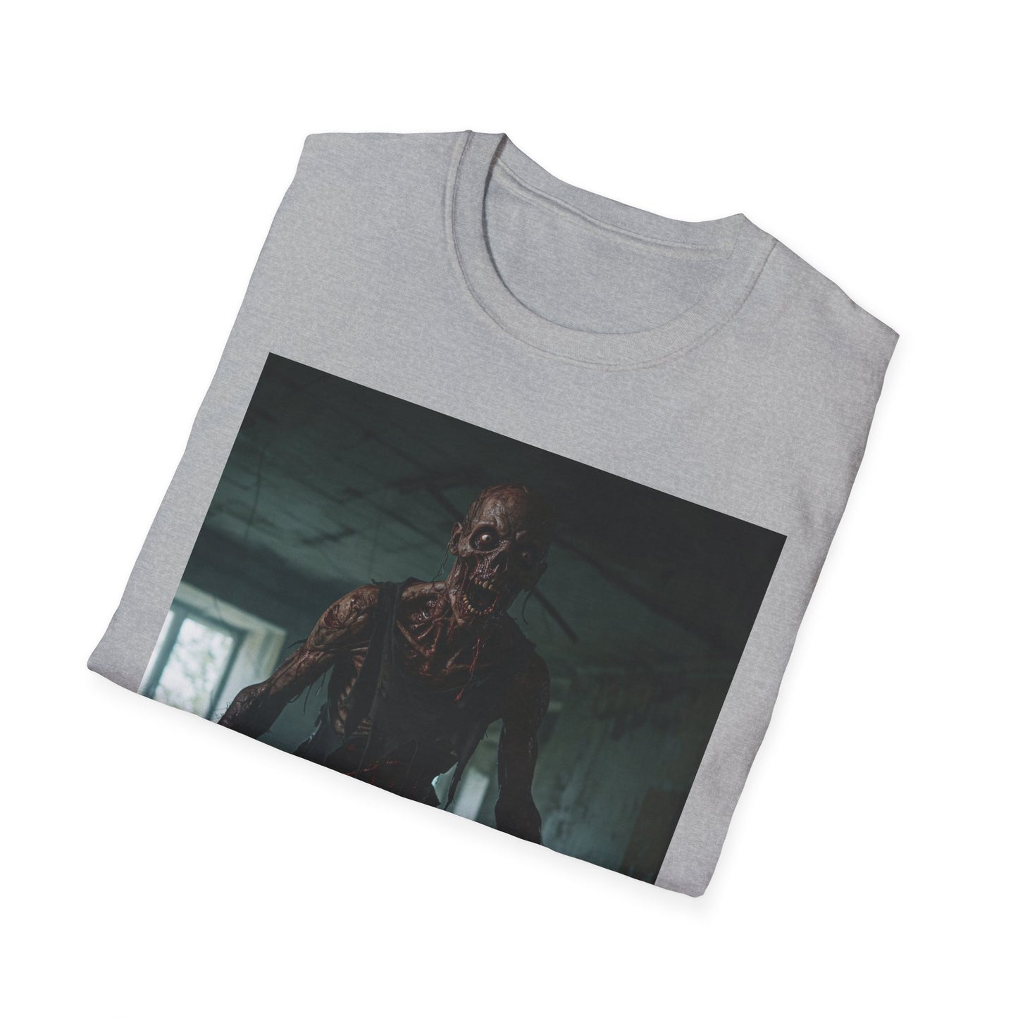 Creepy Horror Graphic Unisex T-Shirt – Perfect for Halloween and Haunted House Lovers