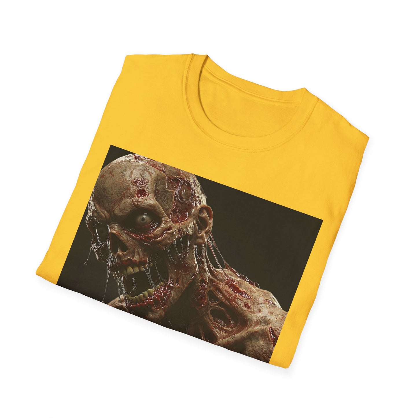 Zombie Art Unisex Softstyle T-Shirt - Graphic Horror Tee