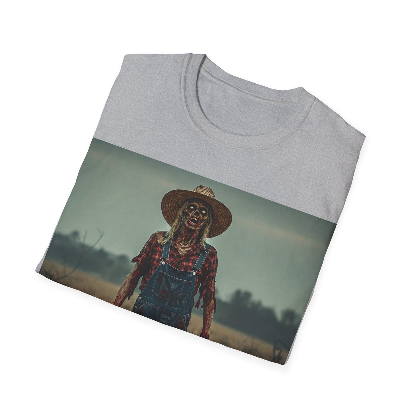UK - Scary Farmhouse Horror Unisex Softstyle T-Shirt