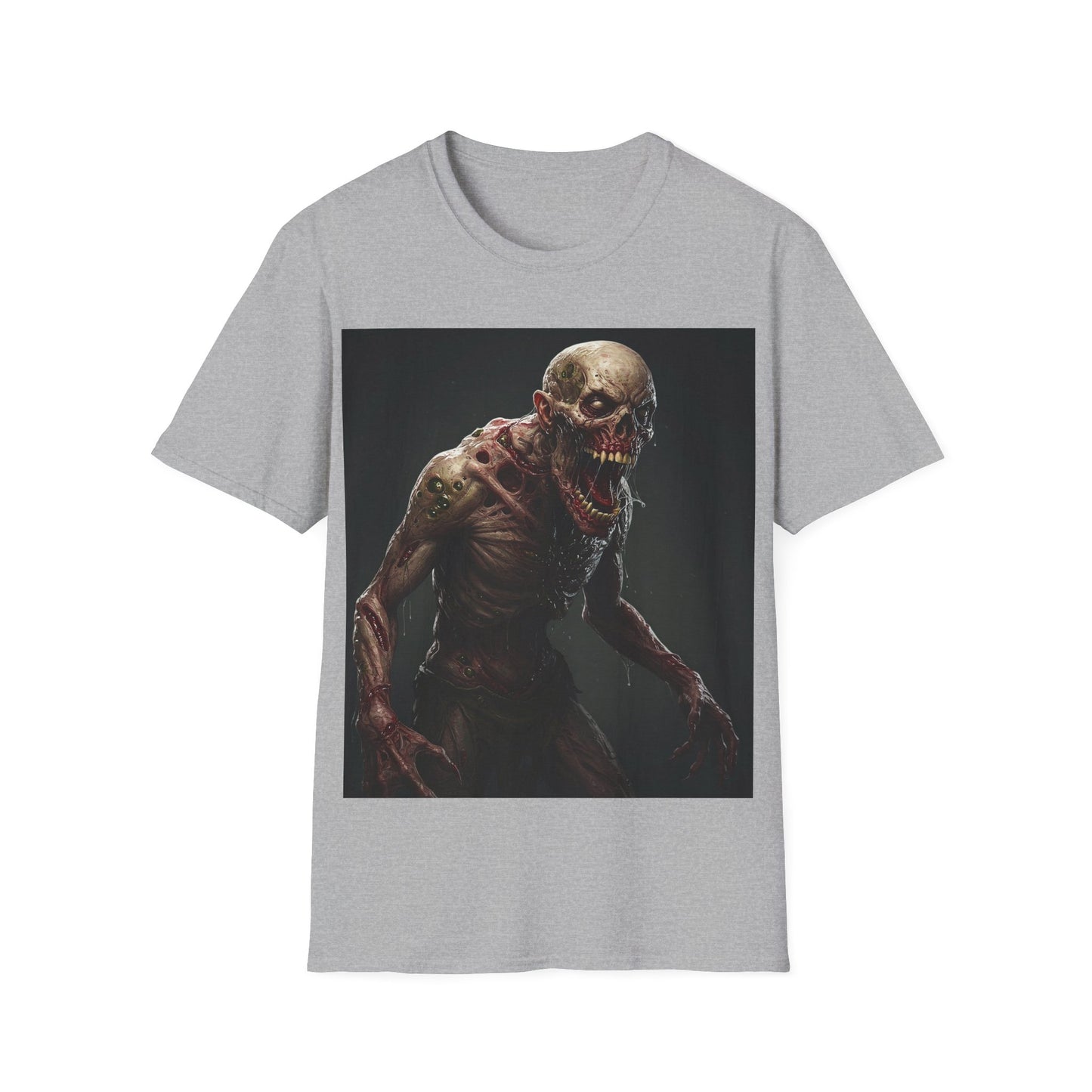 UK - Creepy Horror Apocalyptic Portrait Tee: A Vision of Decay