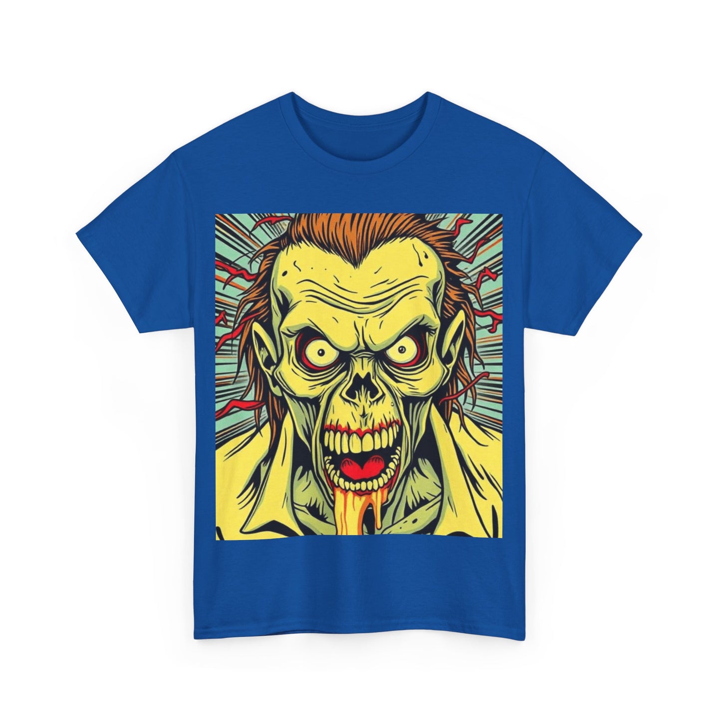 UK - Graphic Zombie Tee - Unisex Heavy Cotton T-Shirt for Horror Fans