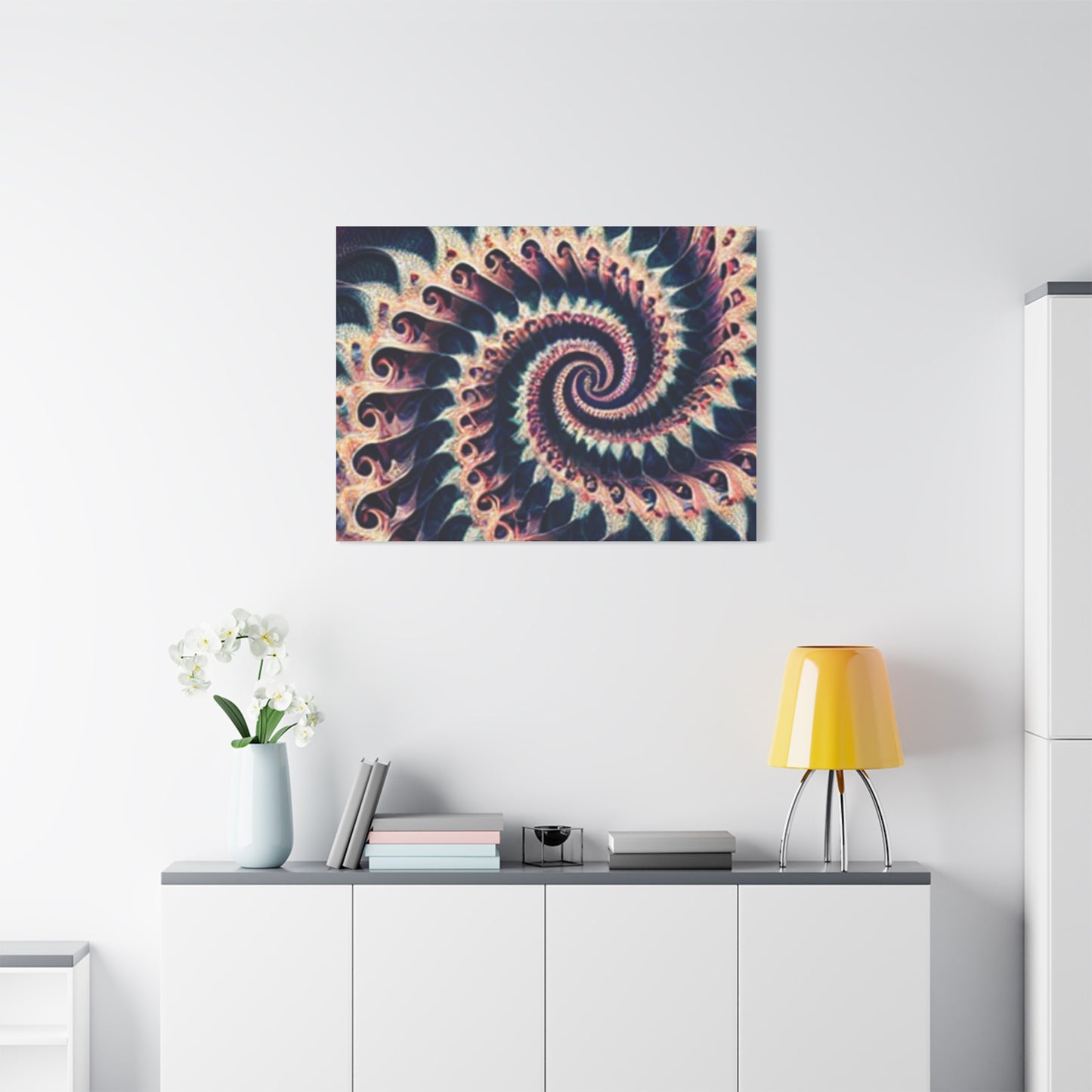 Abstract Spiral Art Canvas Print - Modern Home Decor for Art Lovers