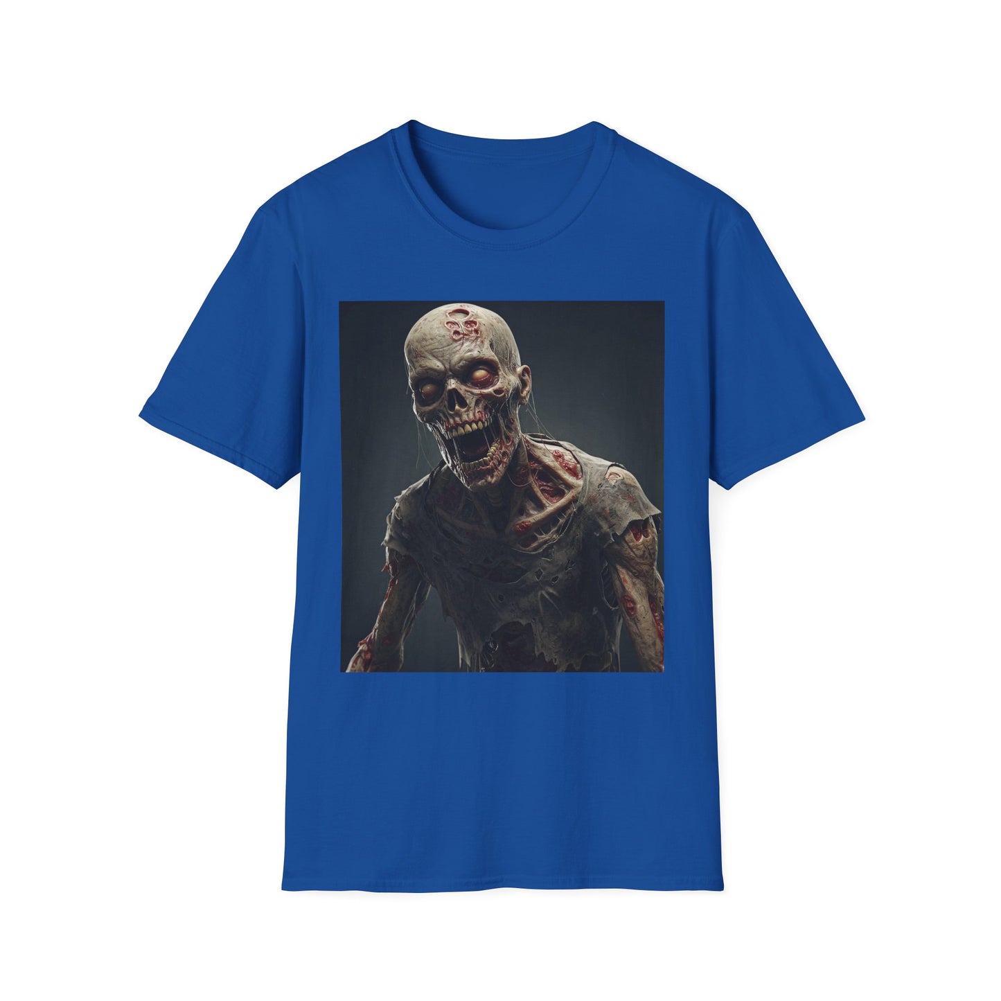 Zombie Graphic Unisex Softstyle T-Shirt | Perfect for Halloween and Horror Fans