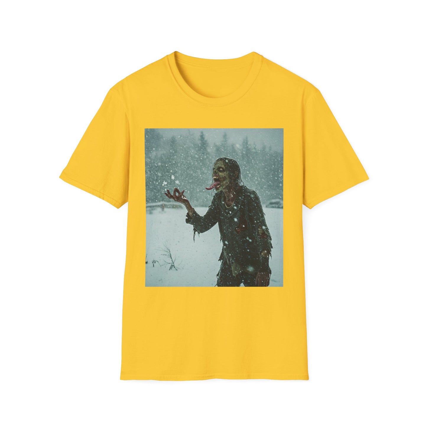 Chilling Horror Graphic Tee - Unisex Softstyle T-Shirt with Spooky Design