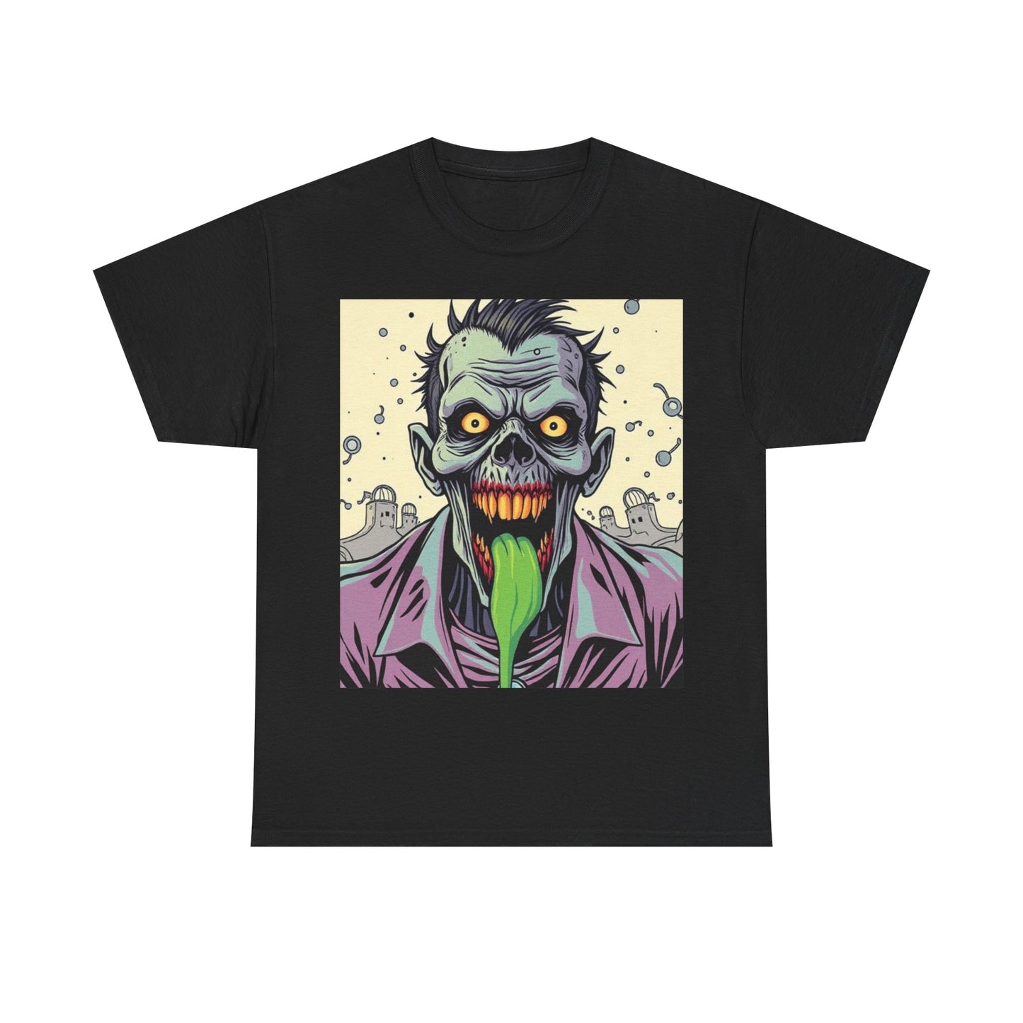UK - Zombie Graphic Unisex Heavy Cotton Tee