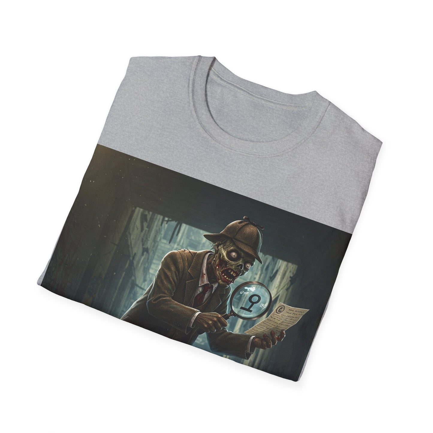 UK - Mystery Hunter Unisex Softstyle T-Shirt - Cool Graphic Tee for Curious Minds