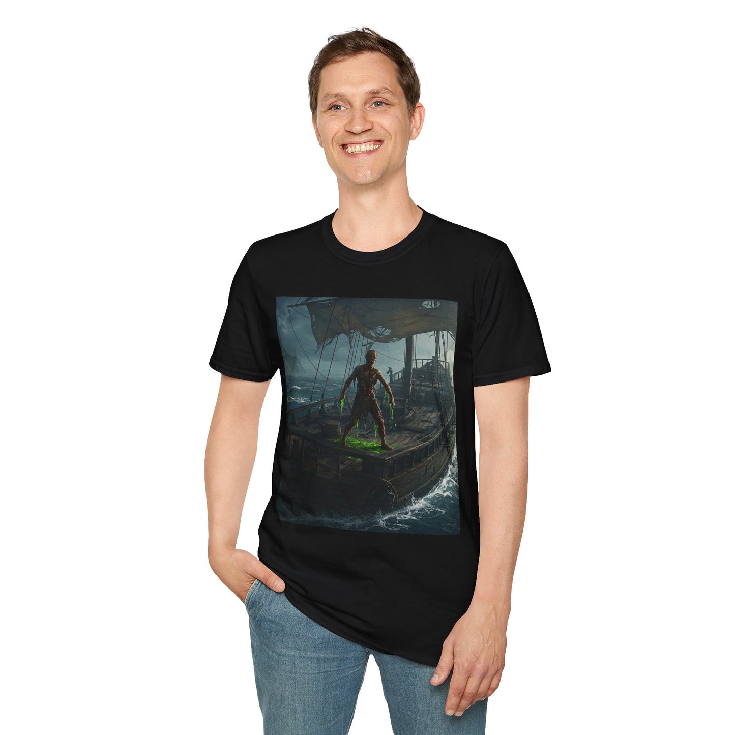 Adventurous Pirate Graphic Unisex T-Shirt - Perfect for Sea Lovers!