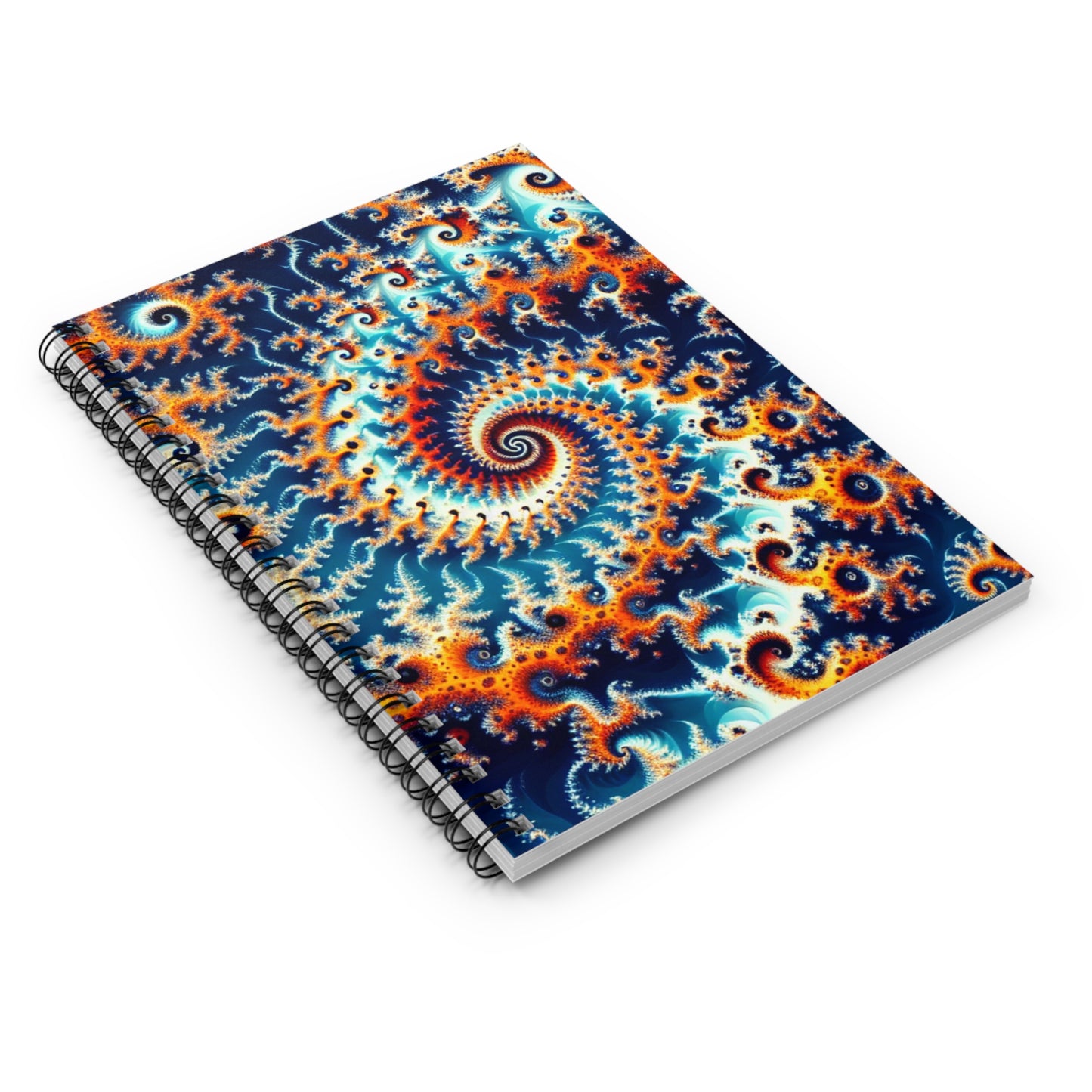 Colorful Spiral Art Notebook - Inspirational Ruled Journal for Creatives