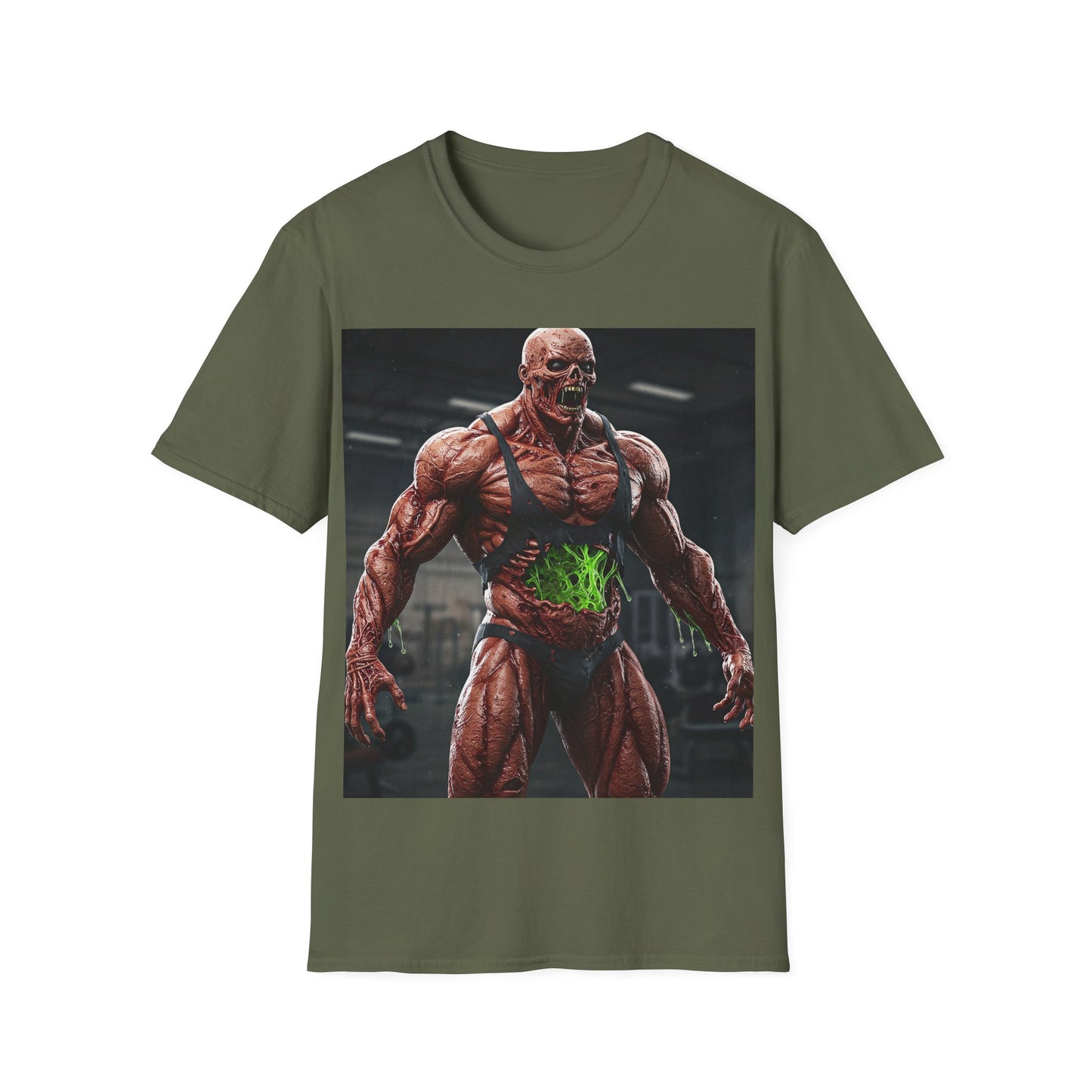 UK - Muscle Graphic Unisex Softstyle T-Shirt - Ideal for Gym Lovers
