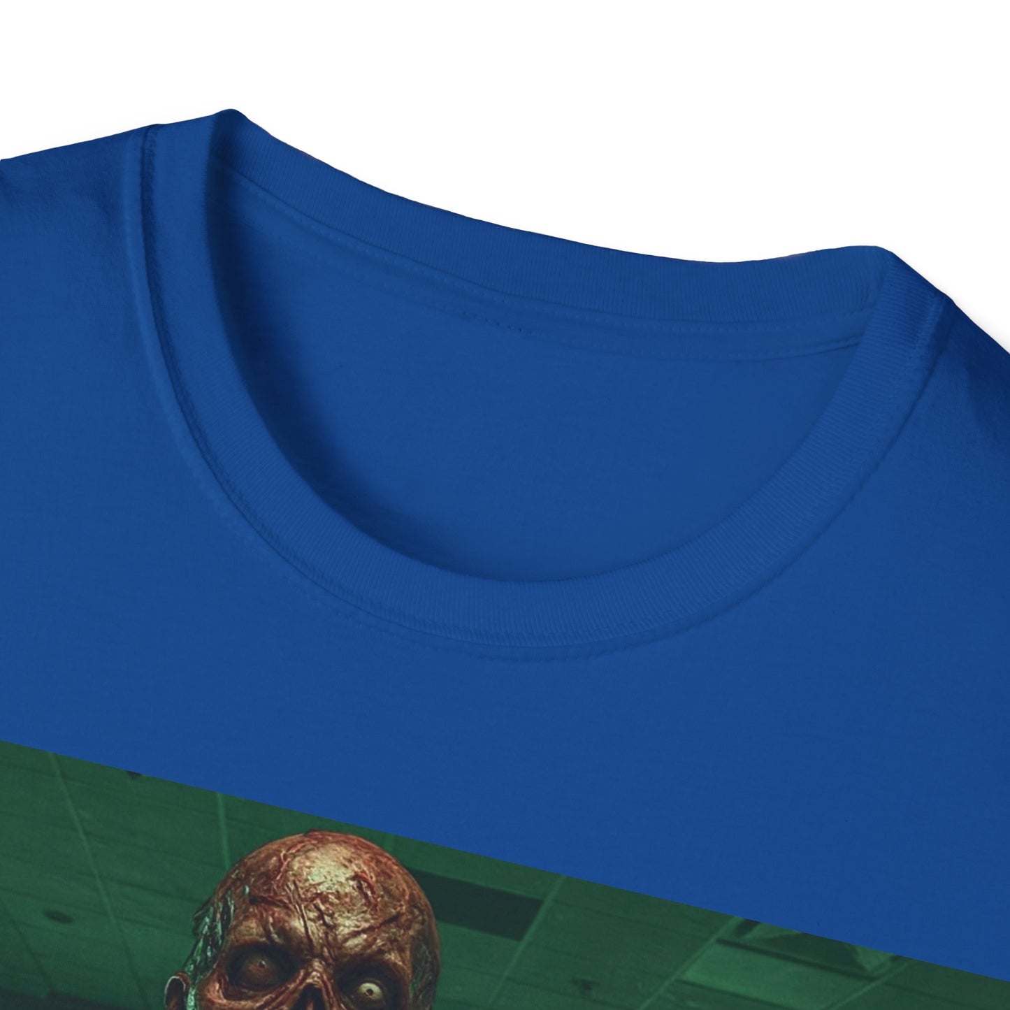 UK - Unisex Softstyle Zombie Graphic Tee - Perfect for Halloween and Horror Fans