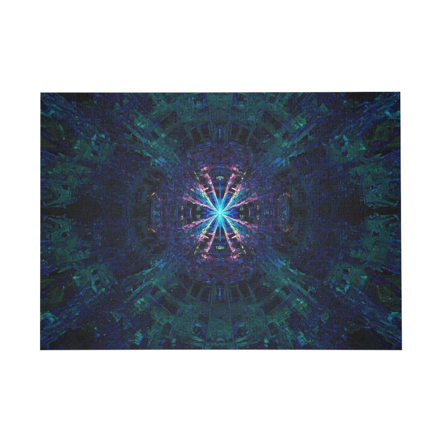 088- Fractal Puzzle (96, 252, 500, 1000-Piece) - Fun Family Activity and Gift