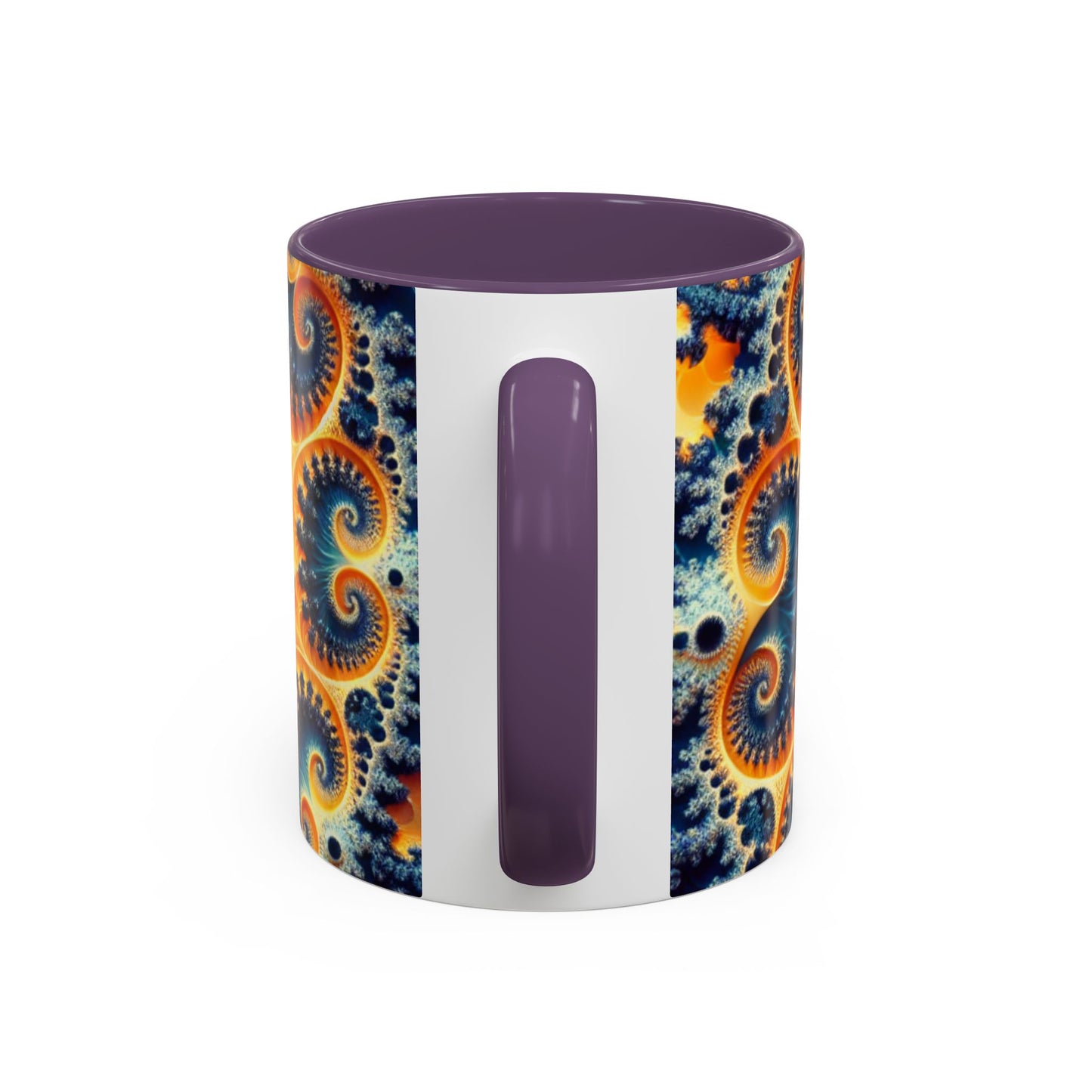 Vibrant Abstract Accent Coffee Mug - Unique 11 & 15oz Design for Art Lovers