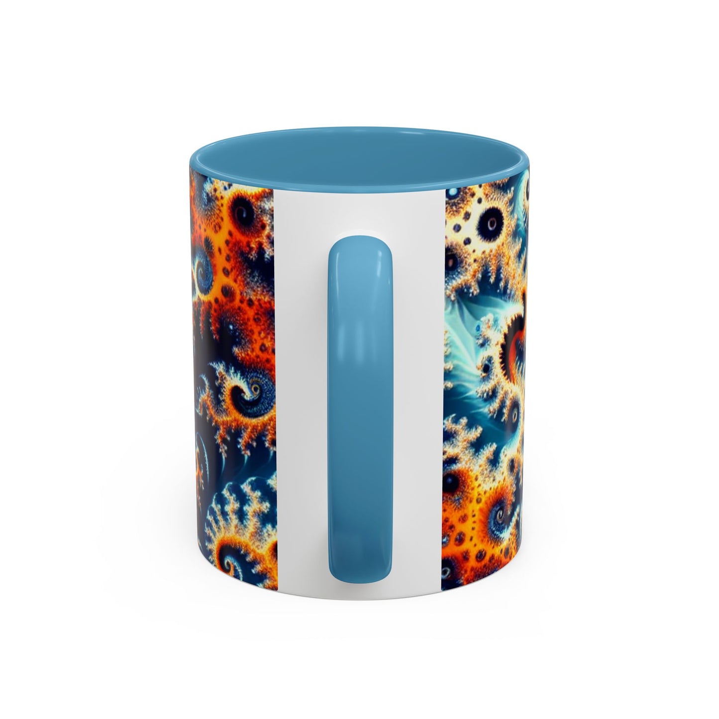 Vibrant Spiral Design Coffee Mug - 11/15oz Ceramic Accent Cup for Art Lovers