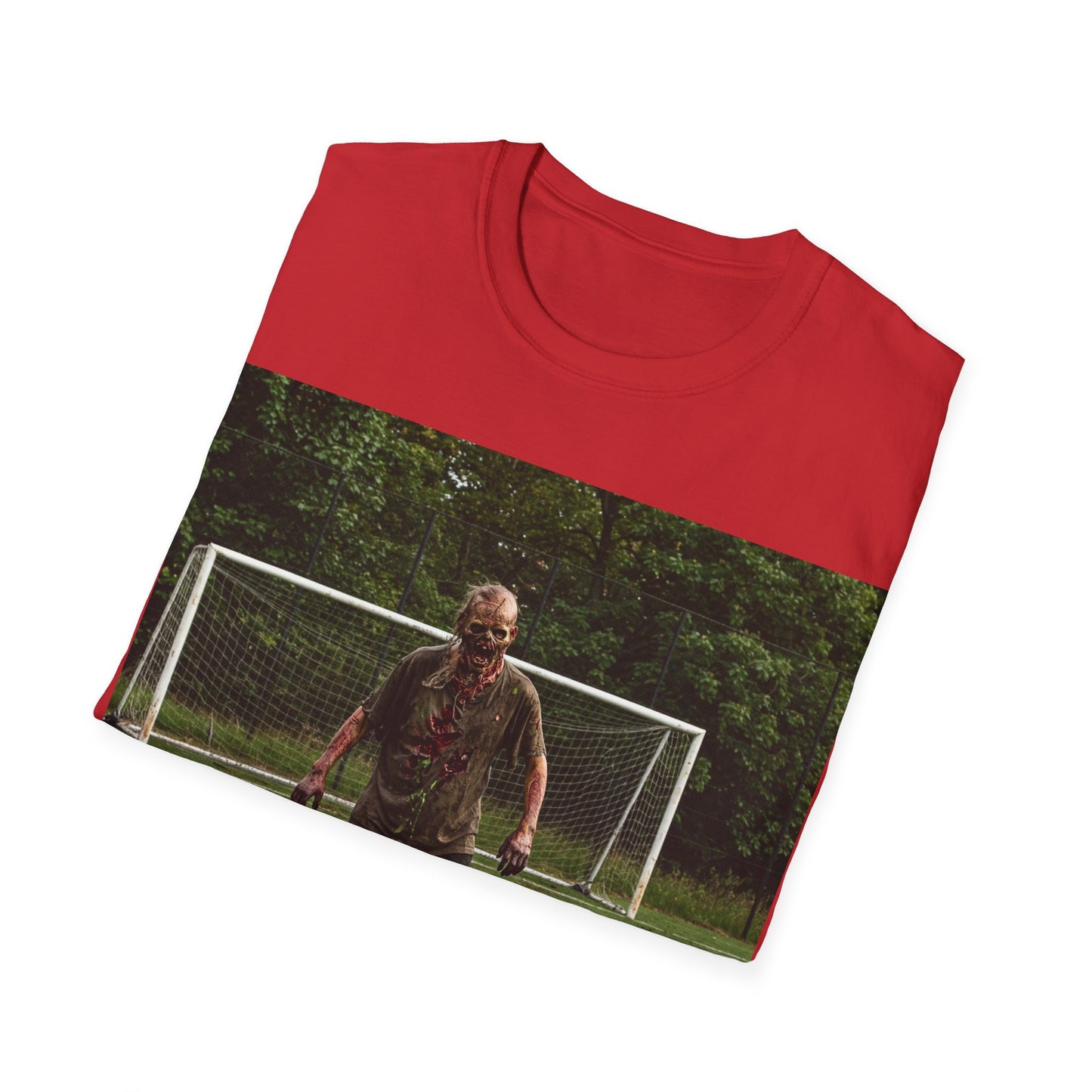 UK - Soccer Themed Unisex Softstyle T-Shirt - Perfect for Sports Lovers