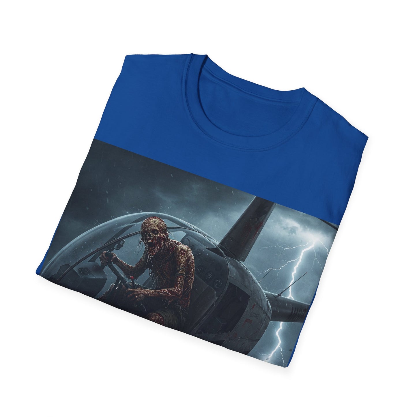 UK - Stormy Helicopter Adventure Unisex Softstyle T-Shirt