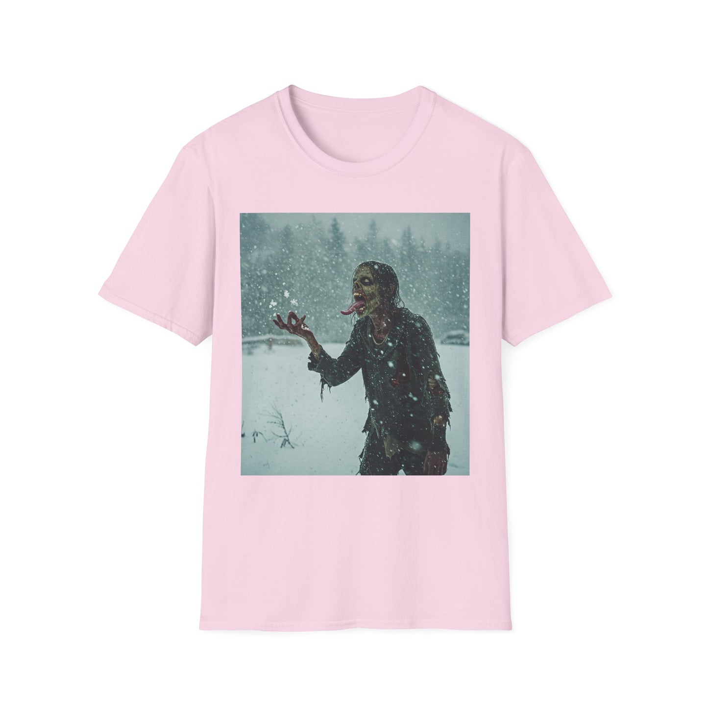 Chilling Horror Graphic Tee - Unisex Softstyle T-Shirt with Spooky Design