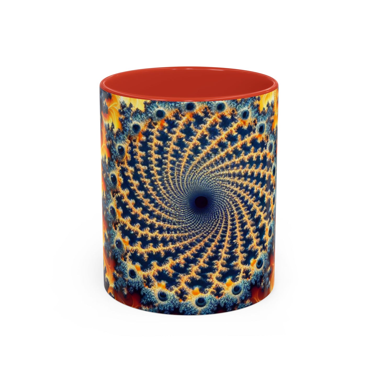 Vibrant Abstract Accent Coffee Mug - Unique 11 & 15oz Design for Art Lovers