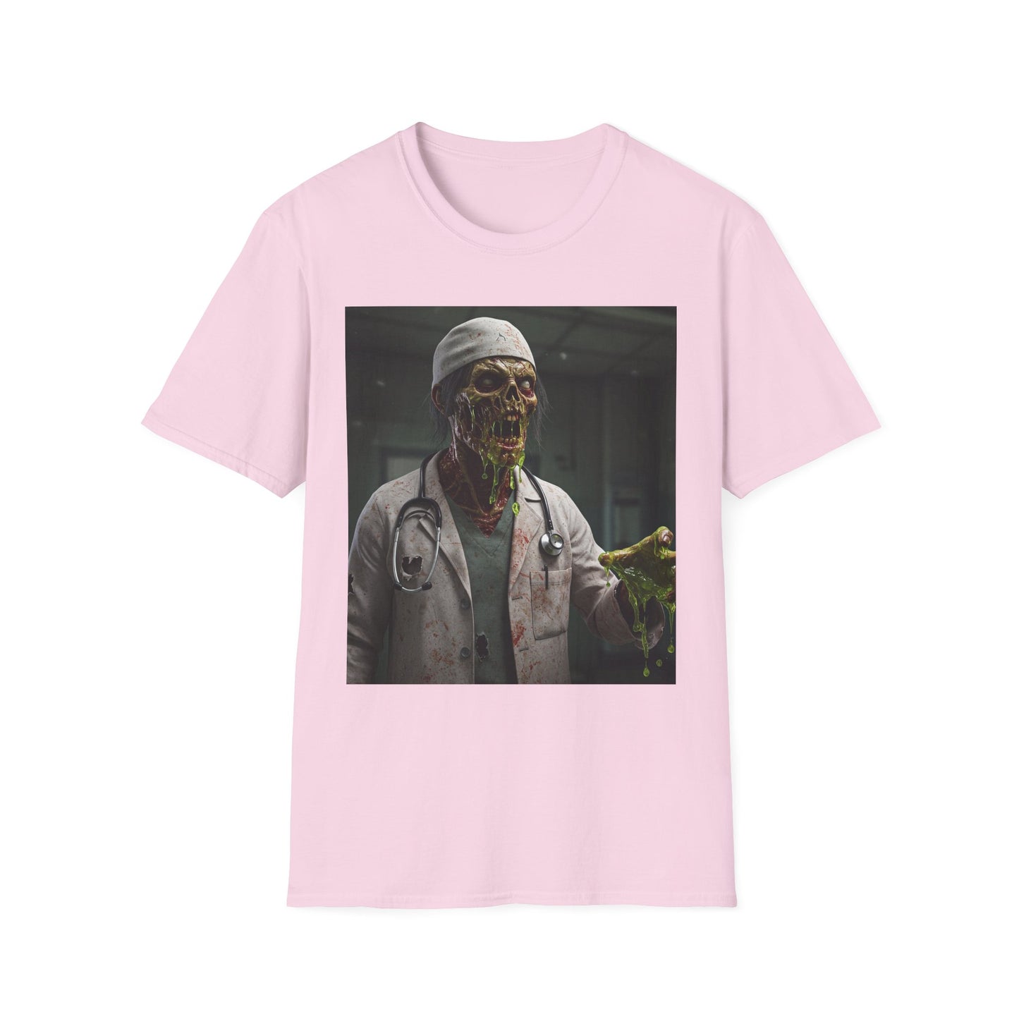 Zombie Doctor Graphic T-Shirt | Unisex Horror Tee for Halloween