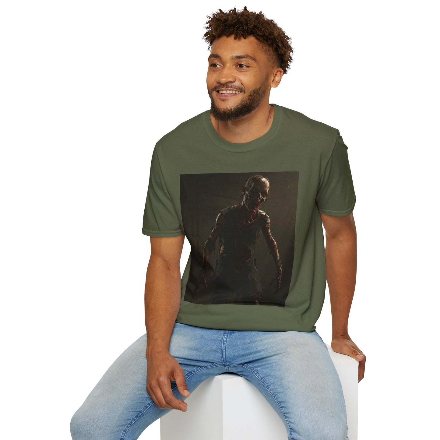 Unisex Zombie Graphic T-Shirt - Perfect for Halloween and Horror Fans