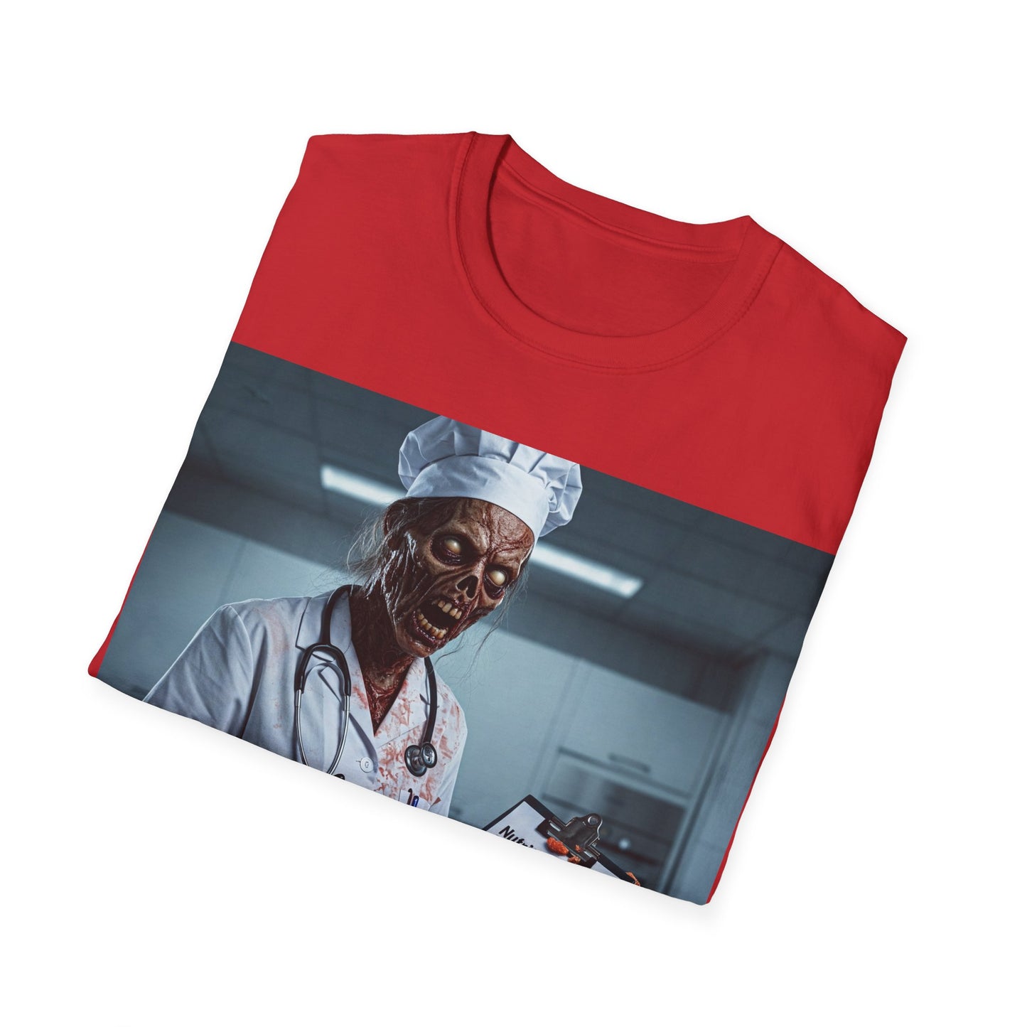 UK - Funny Zombie Doctor T-Shirt - Unisex Softstyle, Halloween Gift