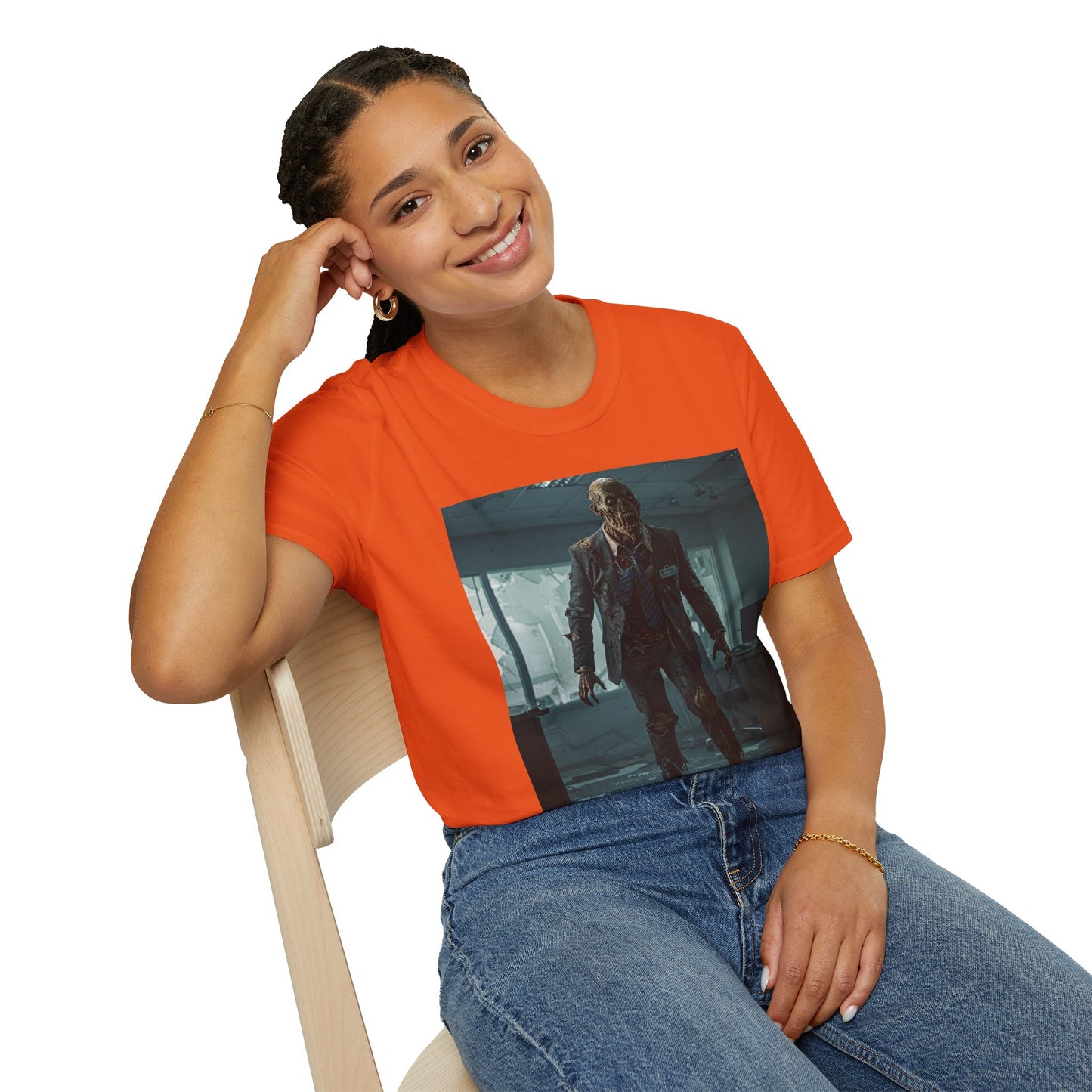Zombie Apocalypse Unisex Softstyle T-Shirt - Perfect for Horror Fans and Parties