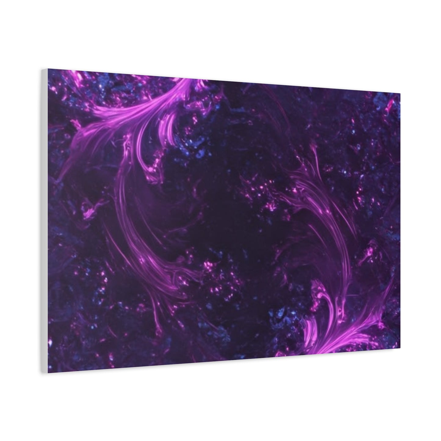 Abstract Purple Fractal Canvas Print - Artistic Wall Décor