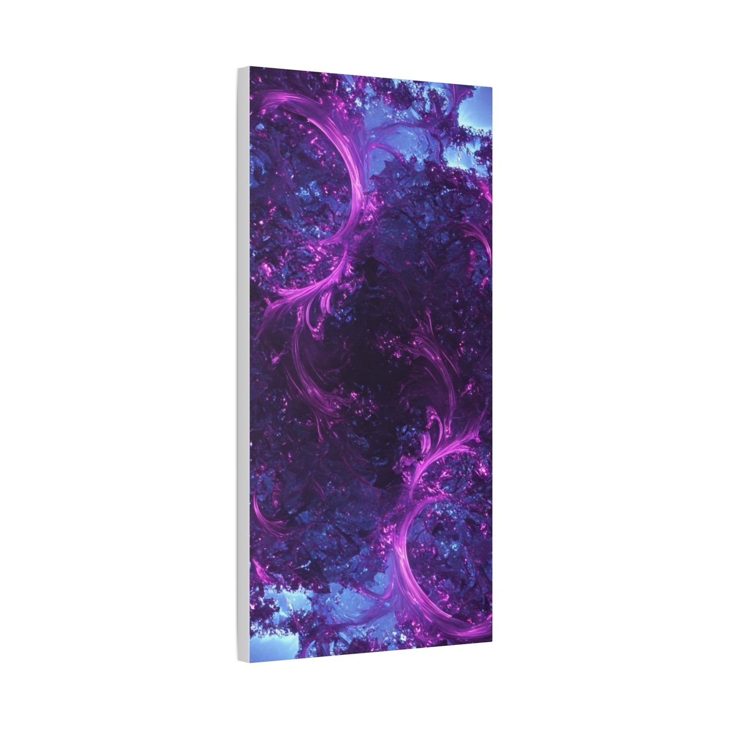 Abstract Purple Fractal Canvas Print - Artistic Wall Décor