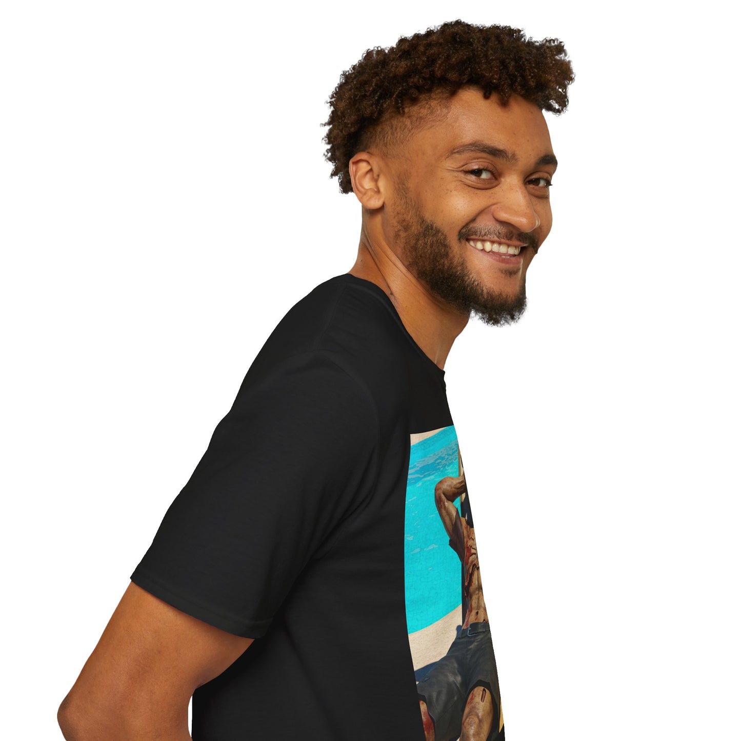 Zombie Relaxation Unisex Softstyle T-Shirt - Perfect for Halloween and Casual Outings