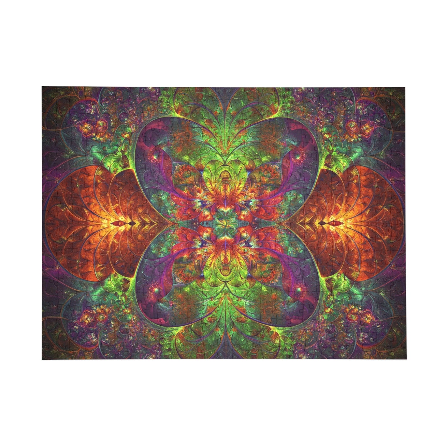 Colorful Mandala Puzzle (96, 252, 500, 1000-Piece) - Perfect for Family Game Night