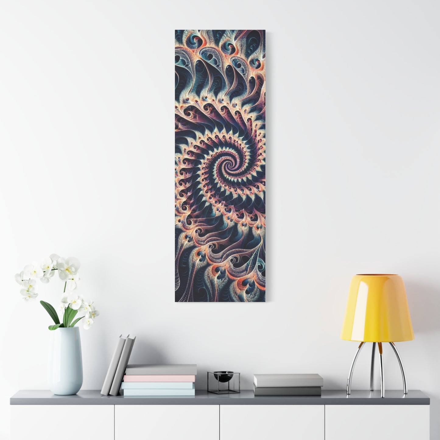 Abstract Spiral Art Canvas Print - Modern Home Decor for Art Lovers