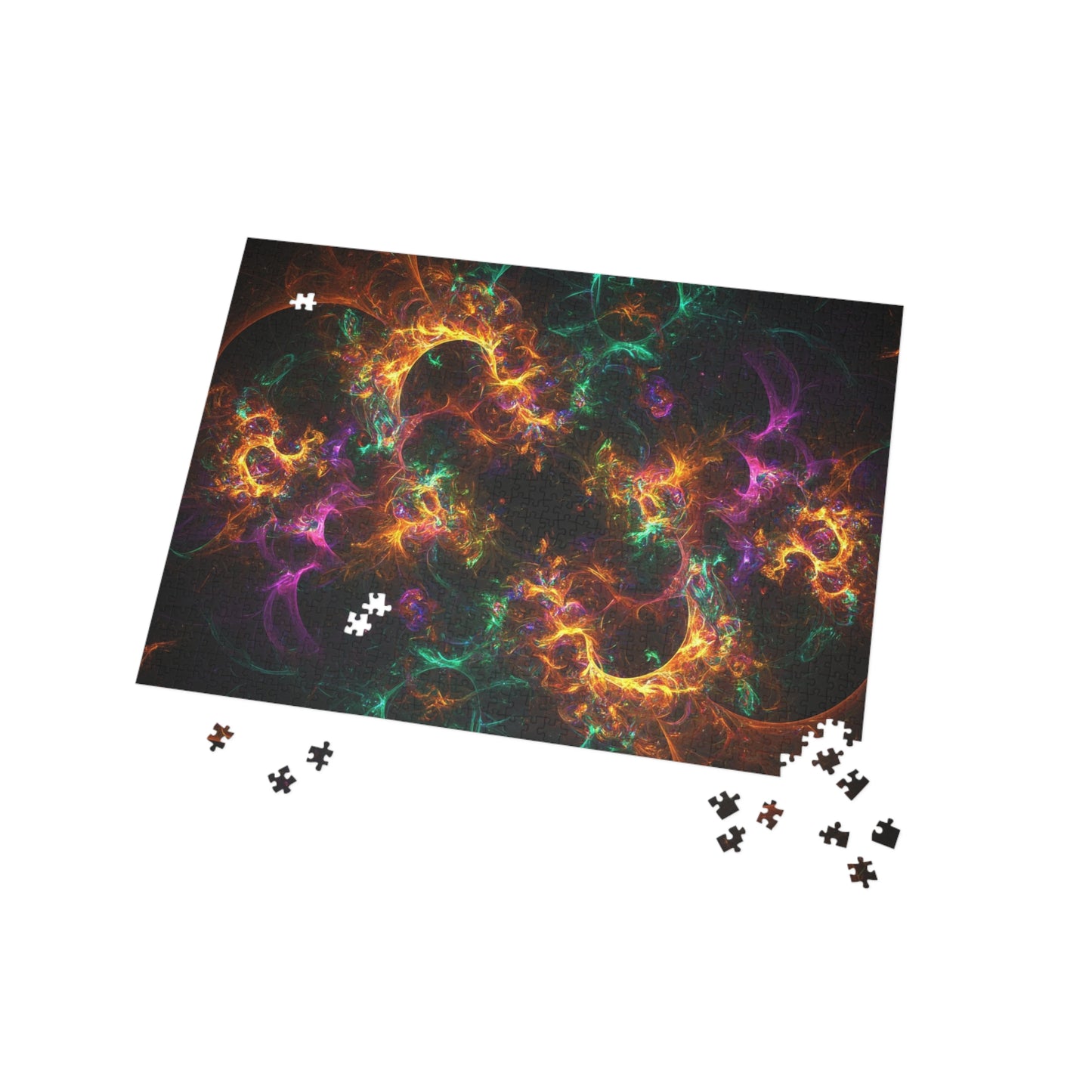 Colorful Cosmic Puzzle - 500-Piece Jigsaw for Family Fun