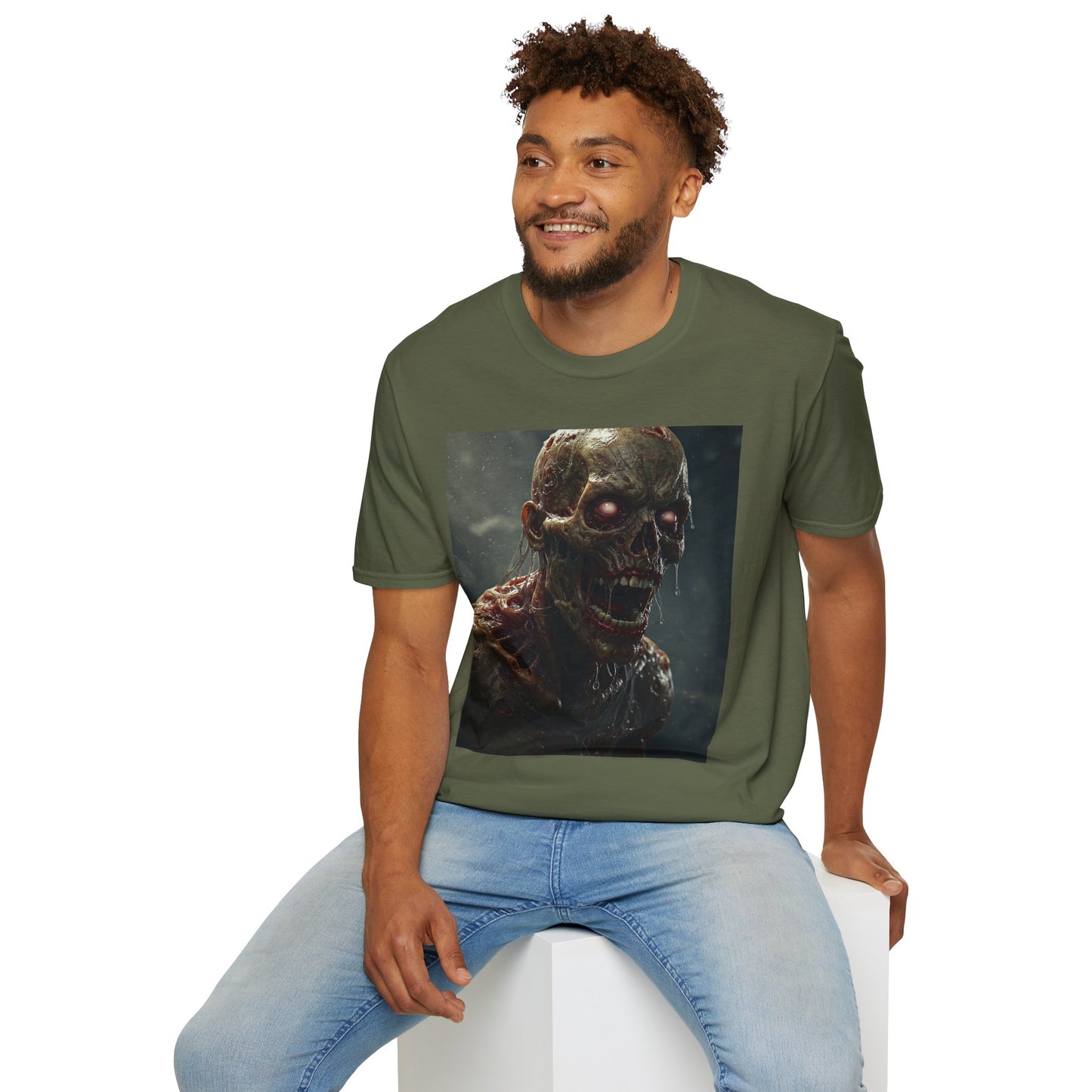 Zombie Graphic Unisex T-Shirt - Perfect for Halloween and Horror Fans